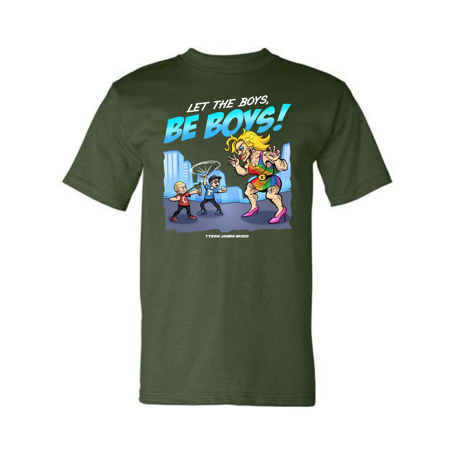 Let The Boys Be Boys Heavyweight Tee