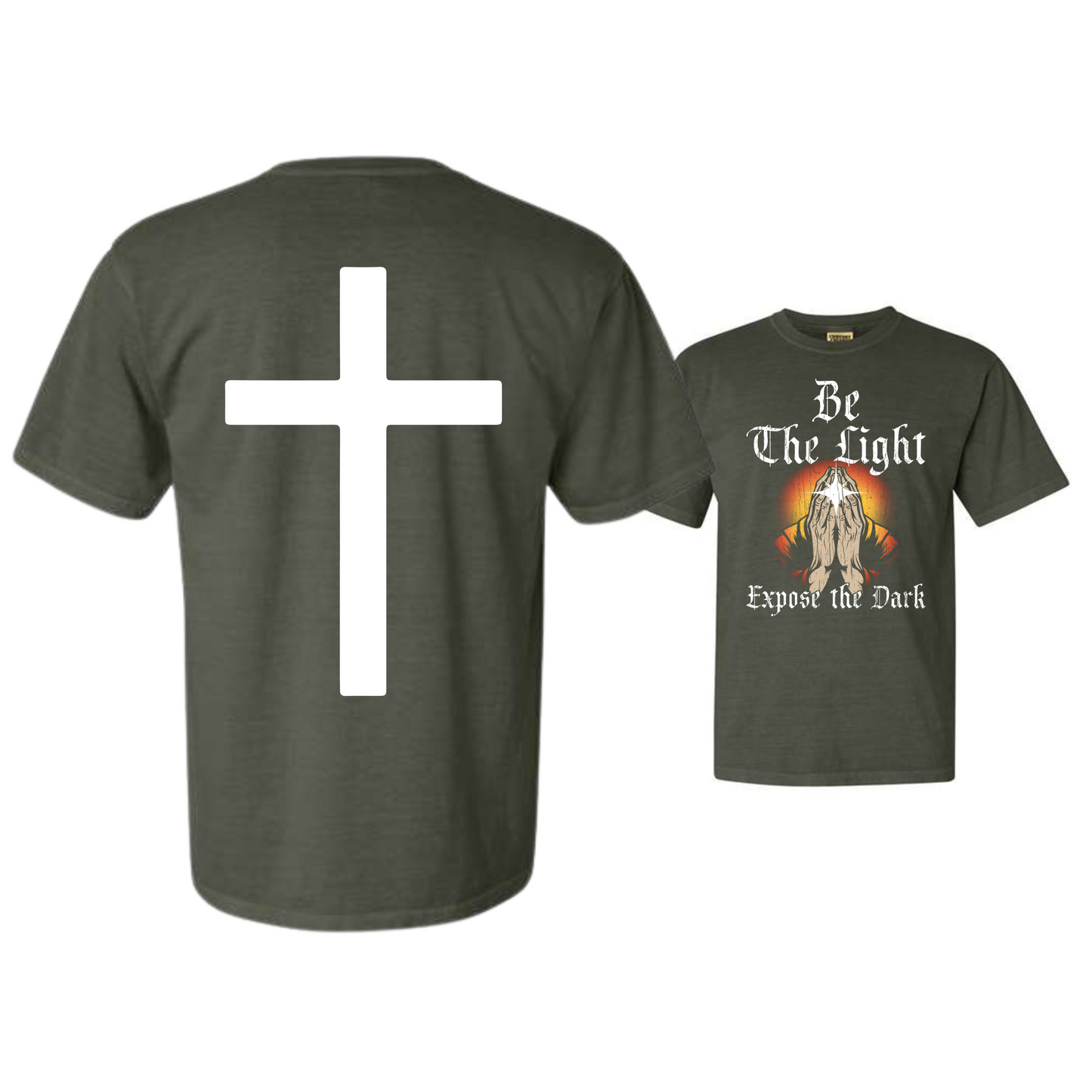 Be The Light Dyed Heavyweight Tee