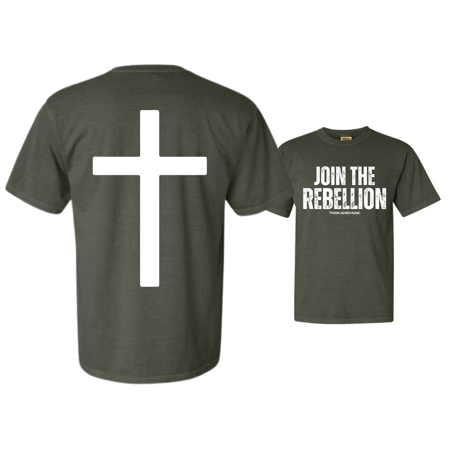Join The Rebellion Dyed Heavyweight Tee