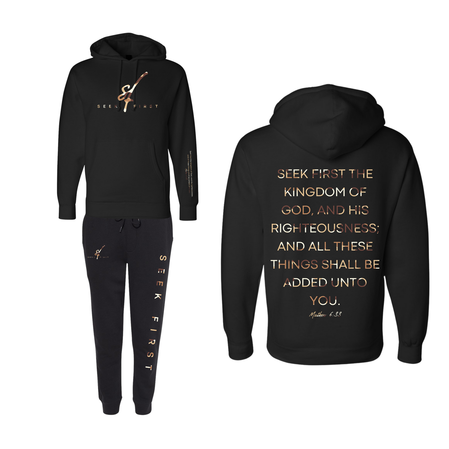 Tan Camo Seek First Sweatsuit