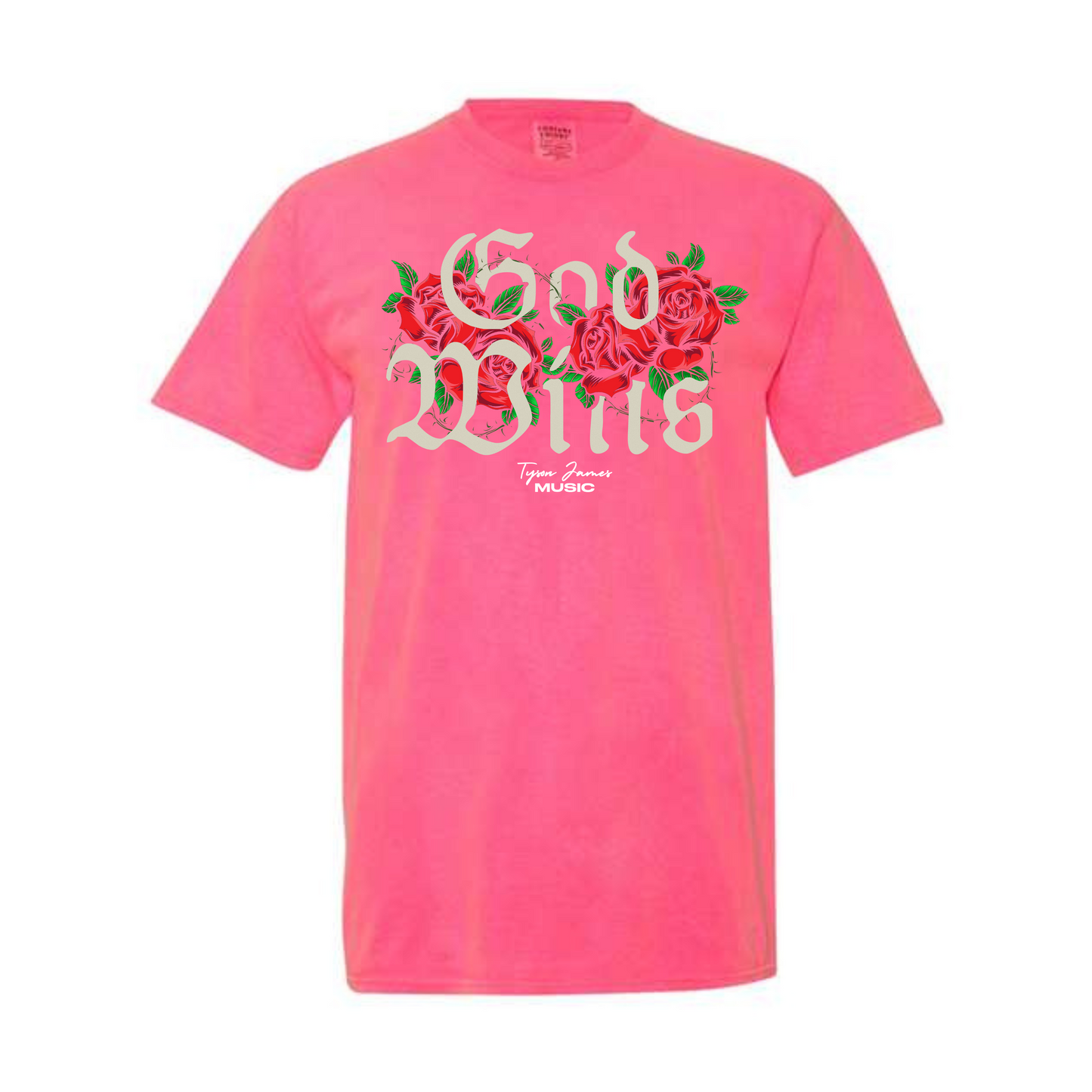 God Wins Dyed Heavyweight Tee