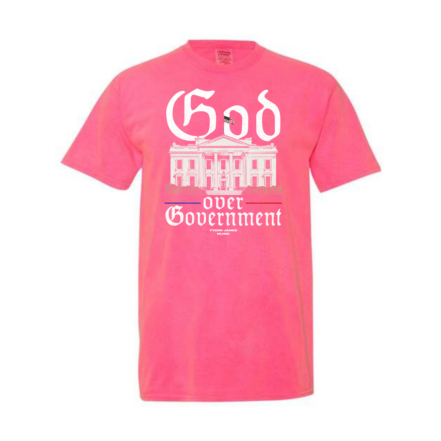 God Over Government Dyed Heavyweight Tee