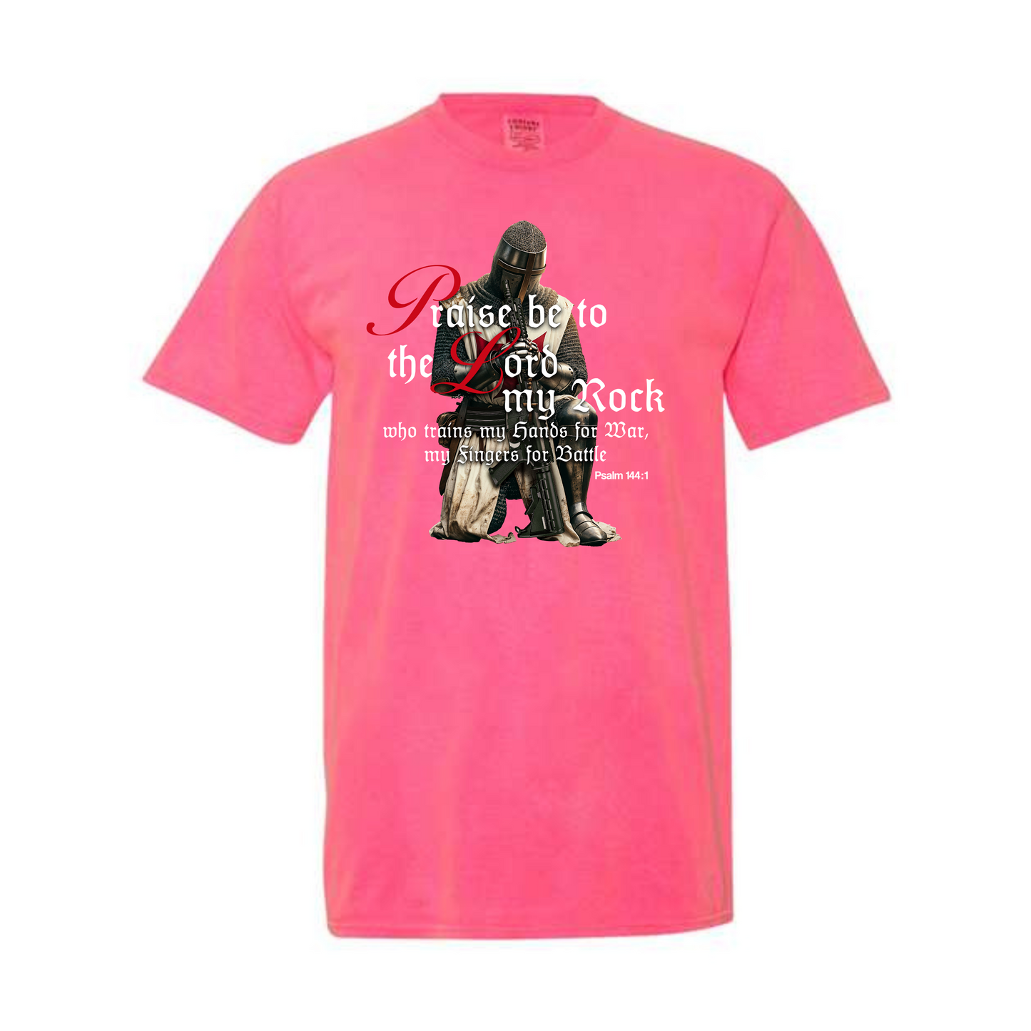 Psalm 144:1 Dyed Heavyweight Tee