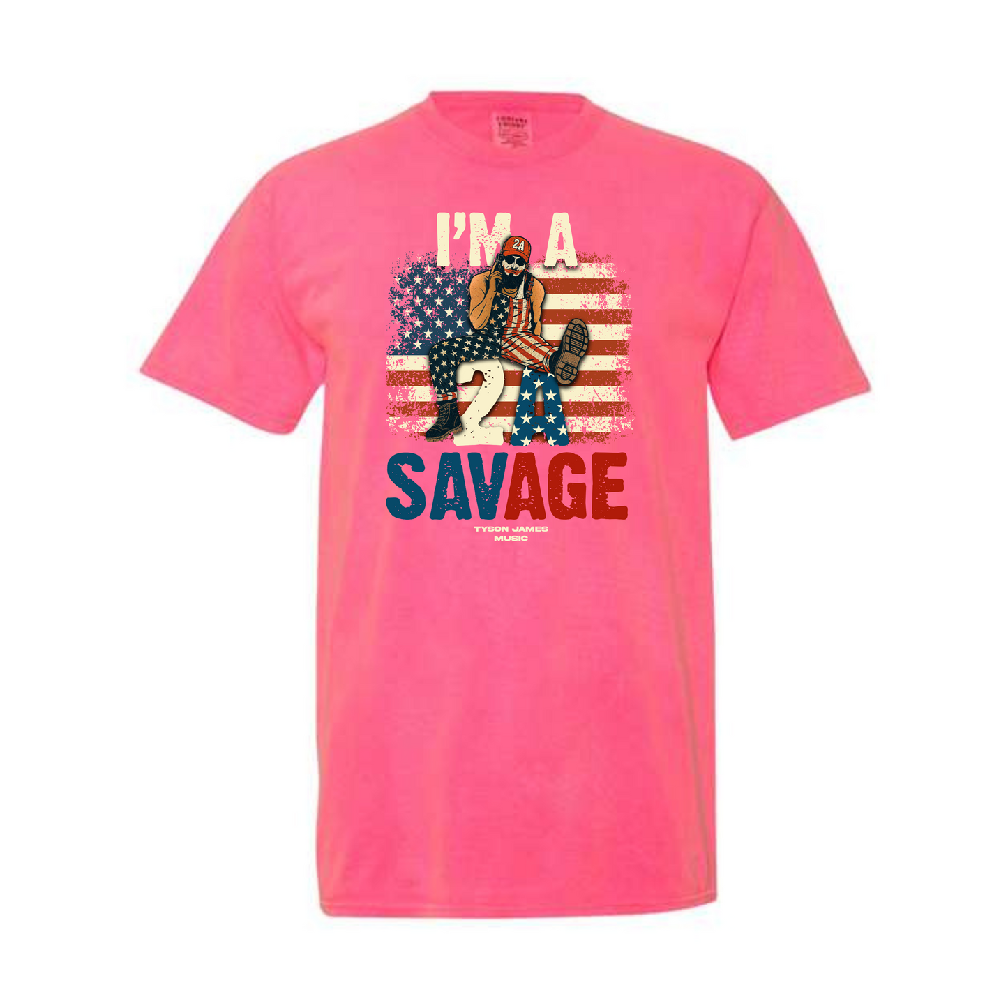 2A Savage Dyed Heavyweight Tee