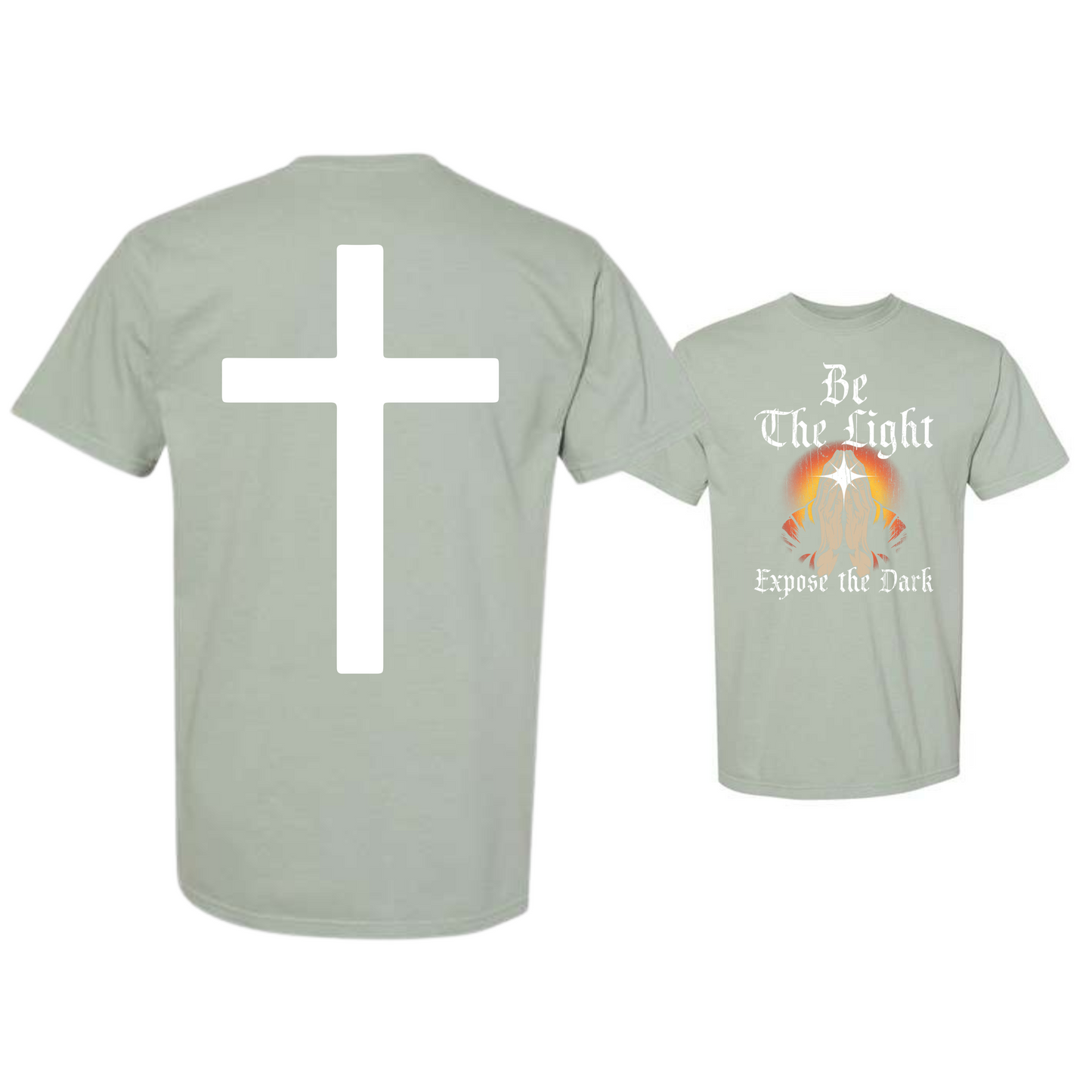 Be The Light Dyed Heavyweight Tee