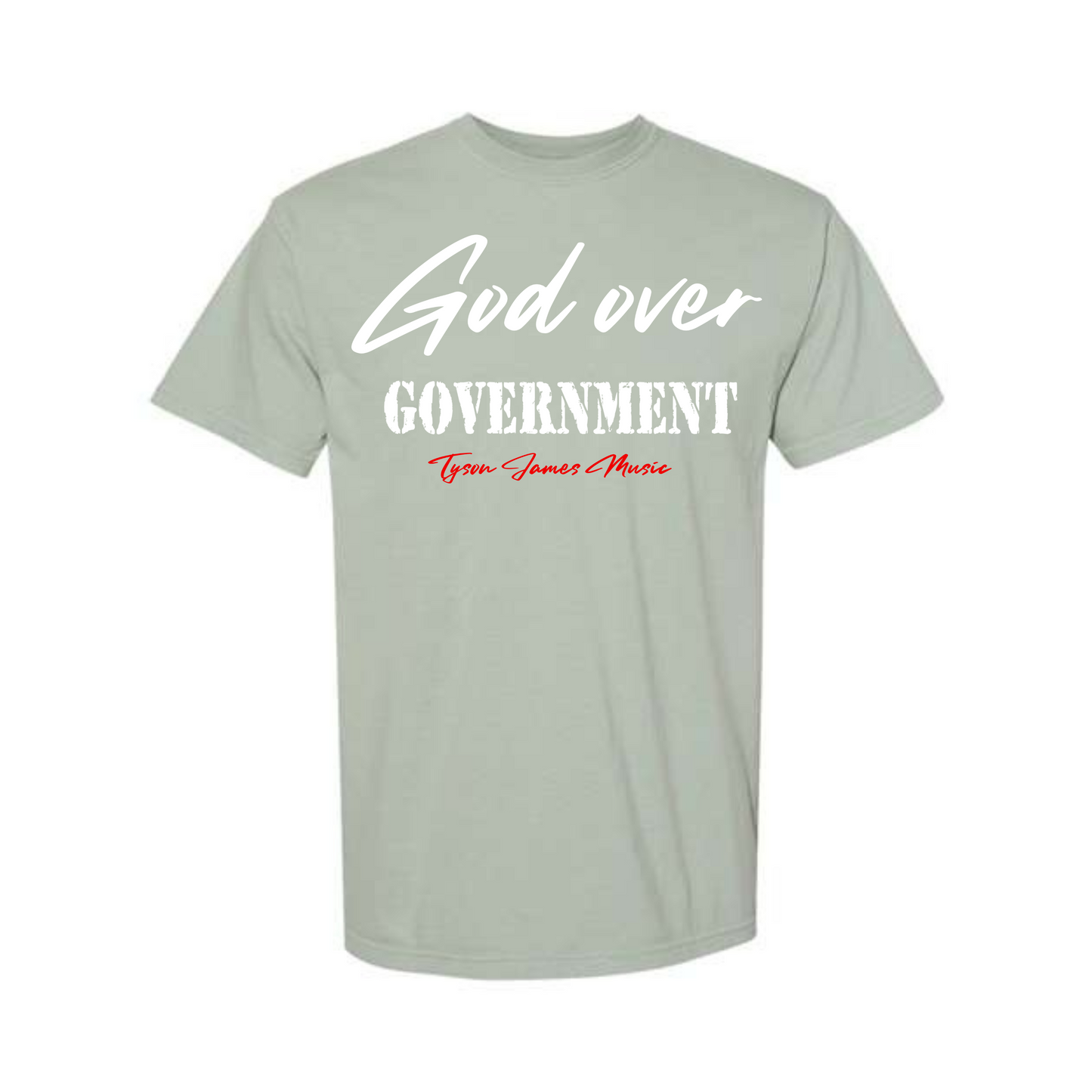 God Over Government Dyed Heavyweight Tee