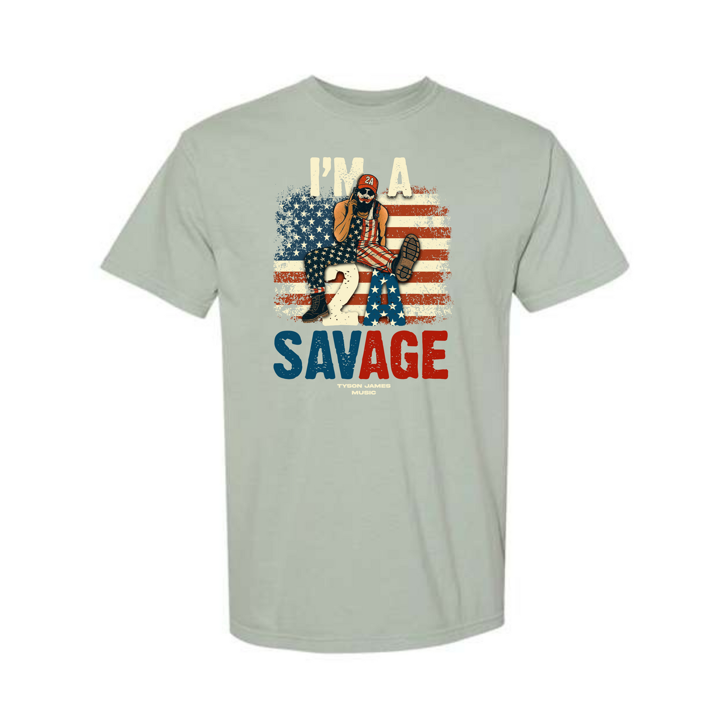 2A Savage Dyed Heavyweight Tee