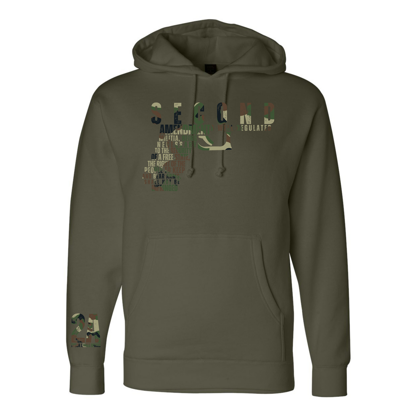 Second Green Camo Hoodie/Pullover
