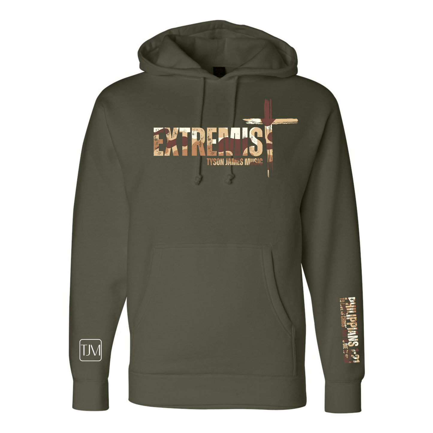 Extremist Tan Camo Hoodie/Pullover