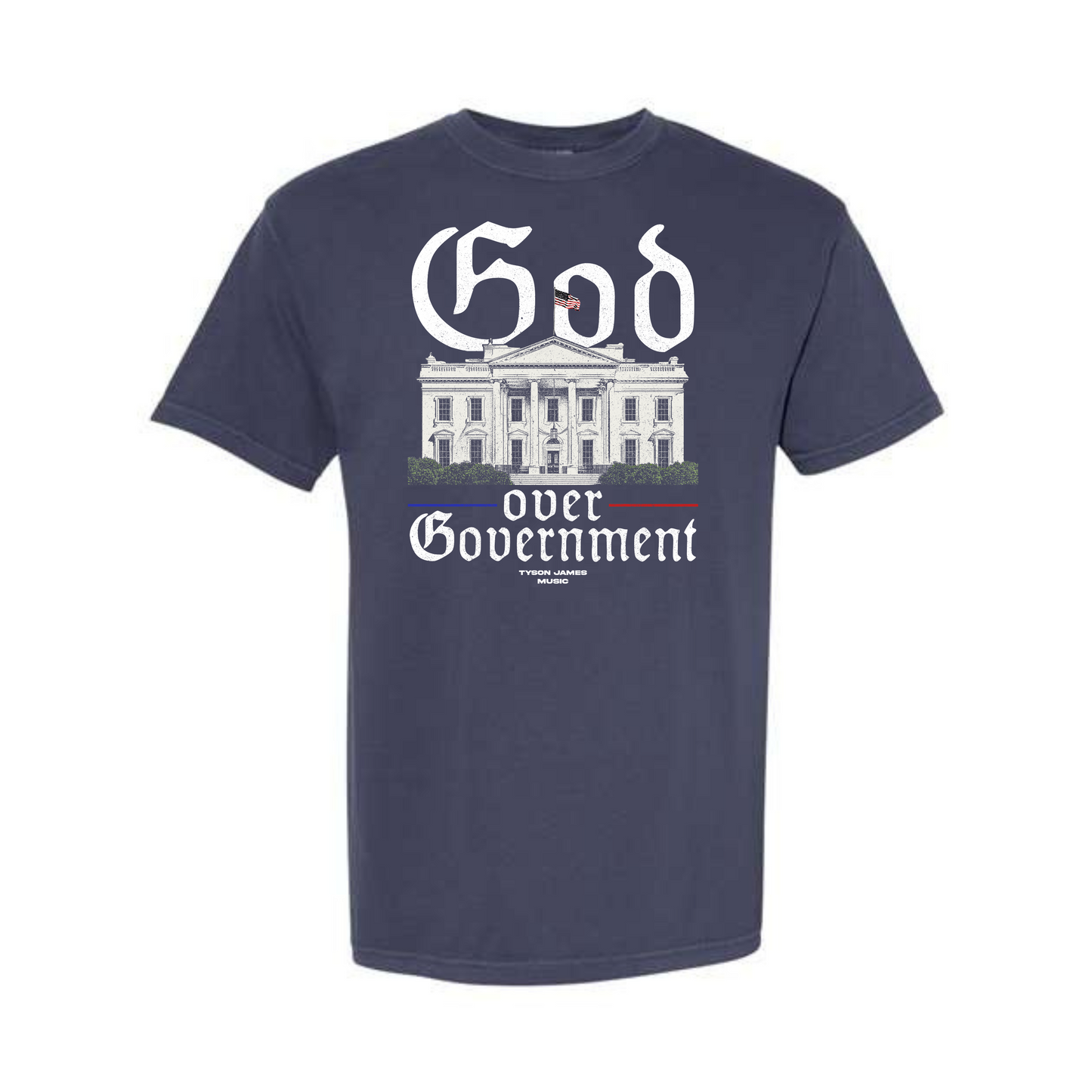 God Over Government Dyed Heavyweight Tee