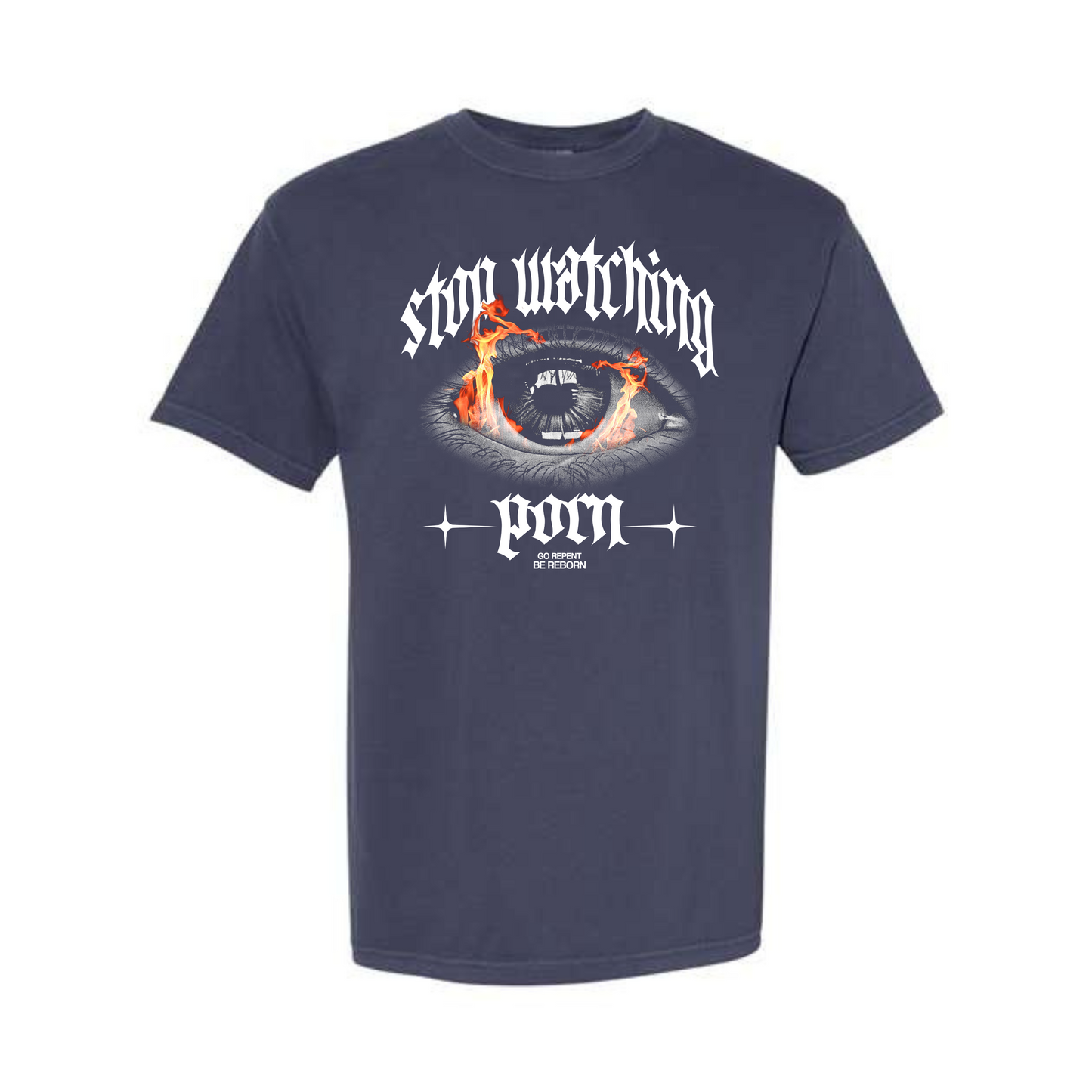 Stop Watching Porn Dyed Heavyweight Tee
