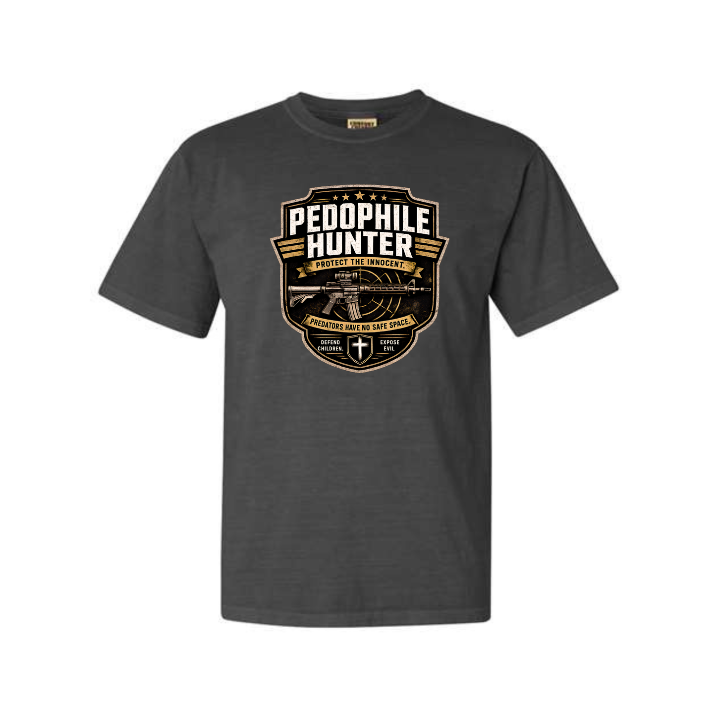 Pedophile Hunter Dyed Heavyweight Tee