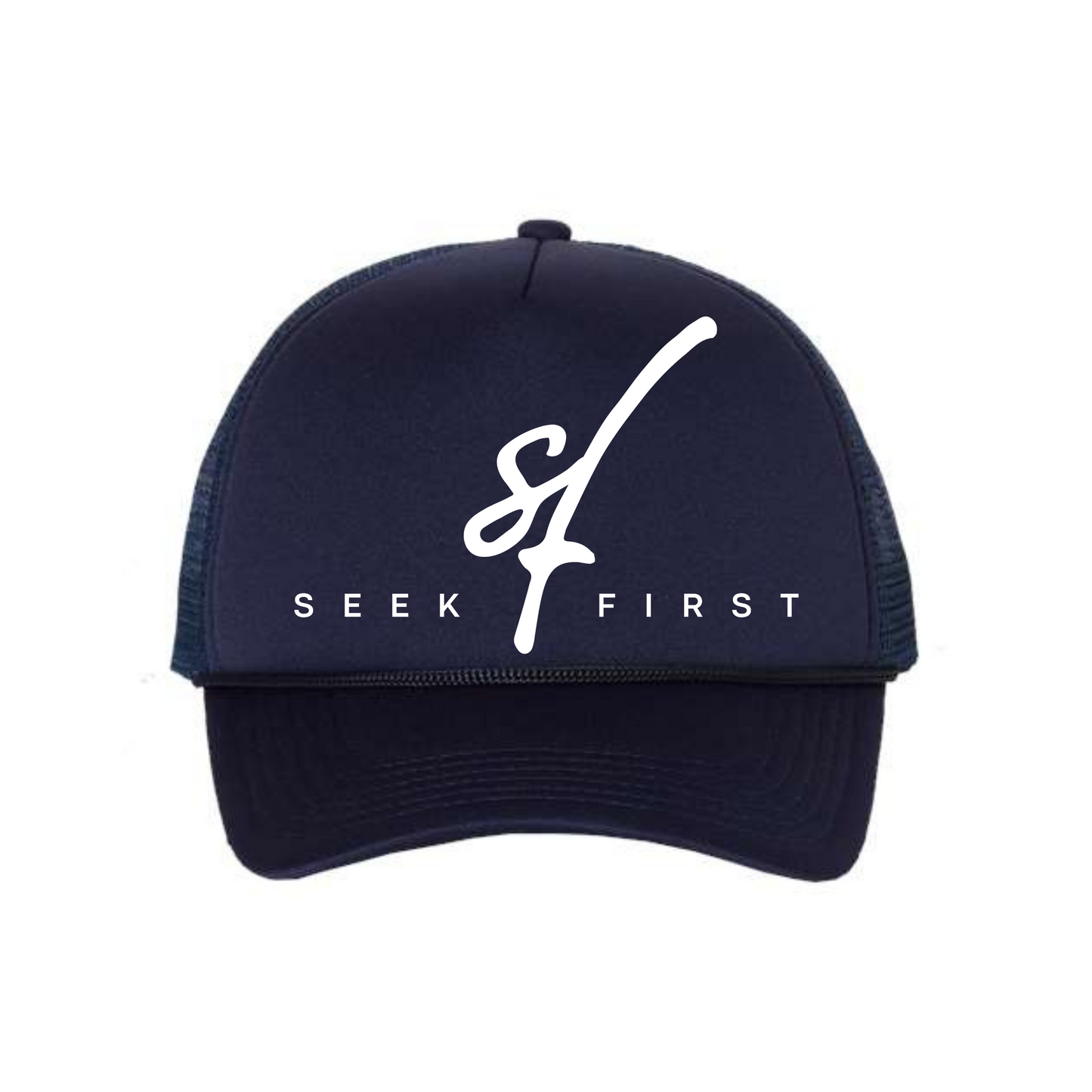 Seek First Foam Mesh Back Trucker Cap