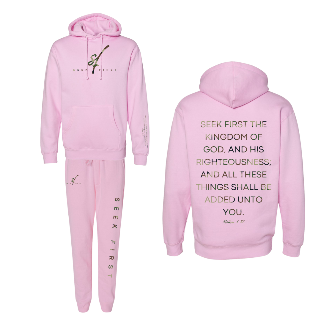 Green Camo Seek First Sweatsuit