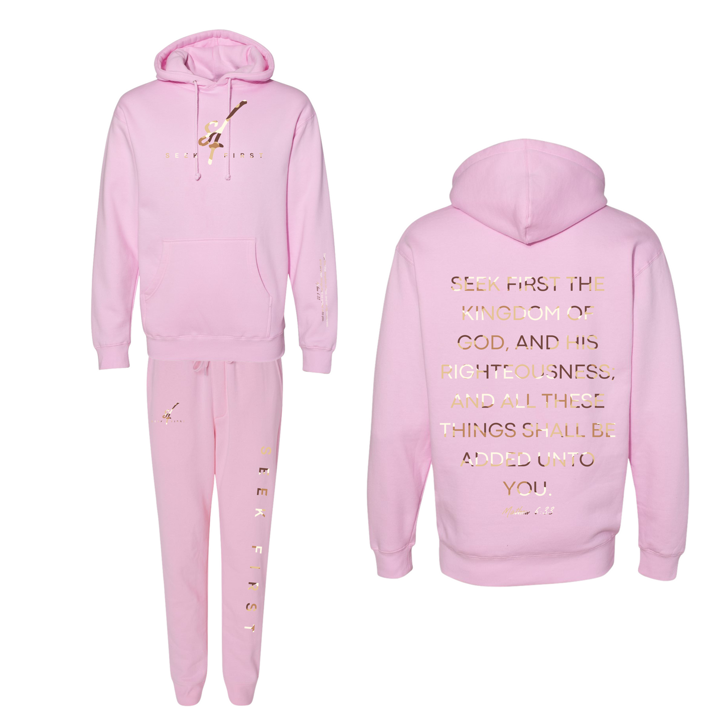 Tan Camo Seek First Sweatsuit