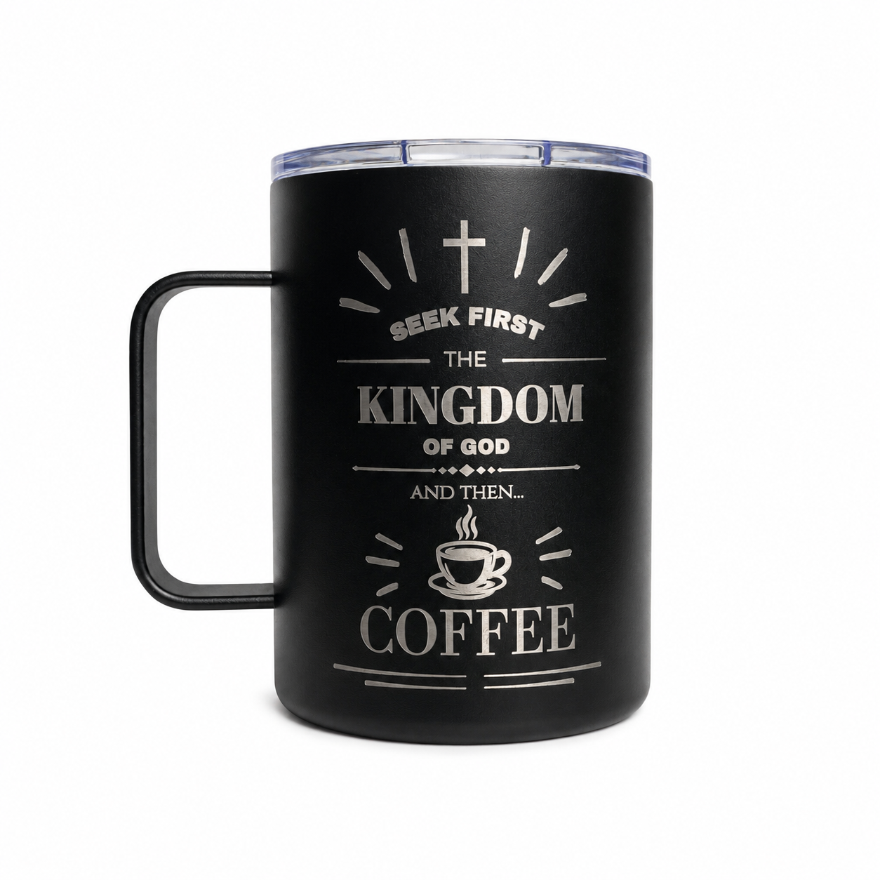 Seek First 12oz. Insulated Coffee Mug