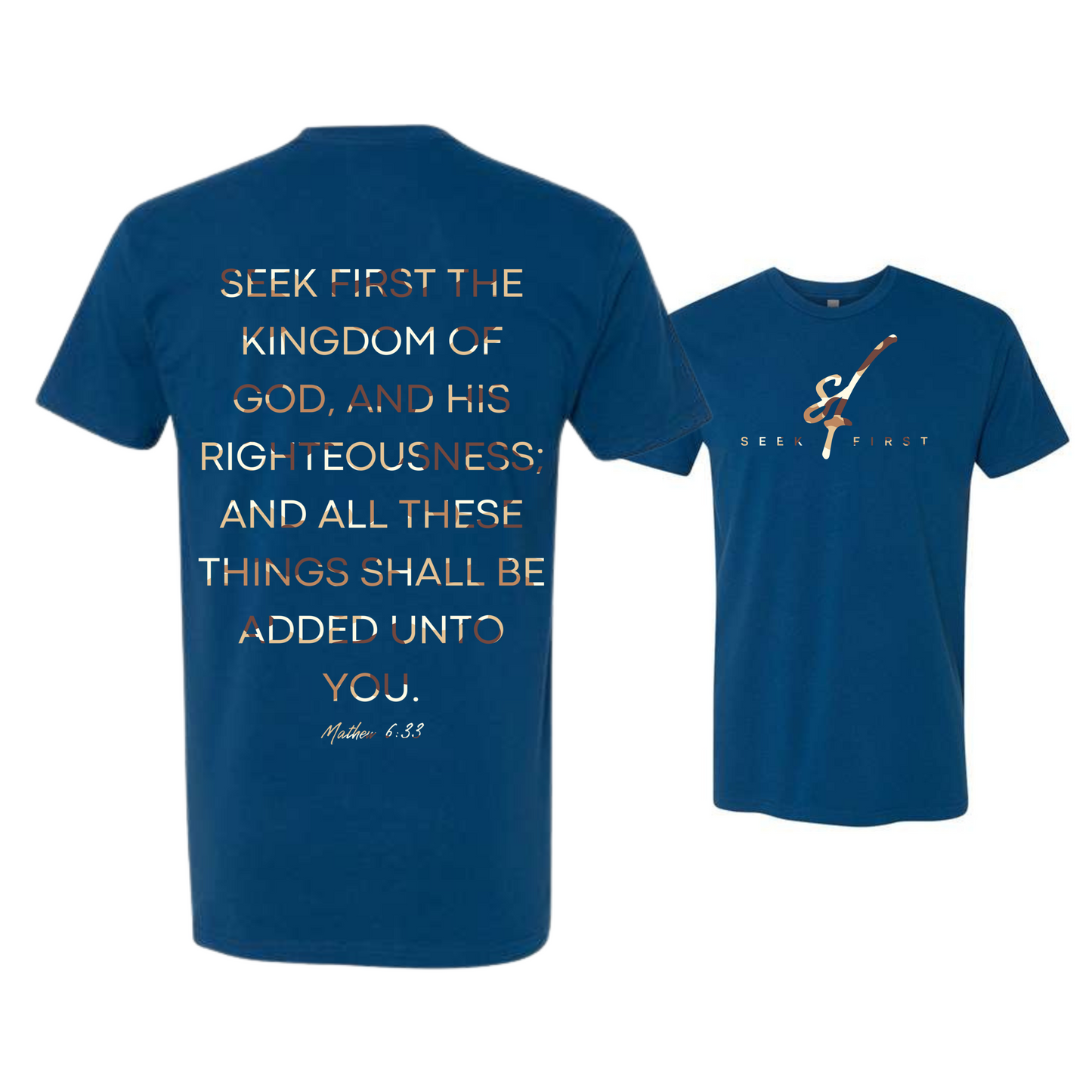 Tan Camo Seek First T-Shirt