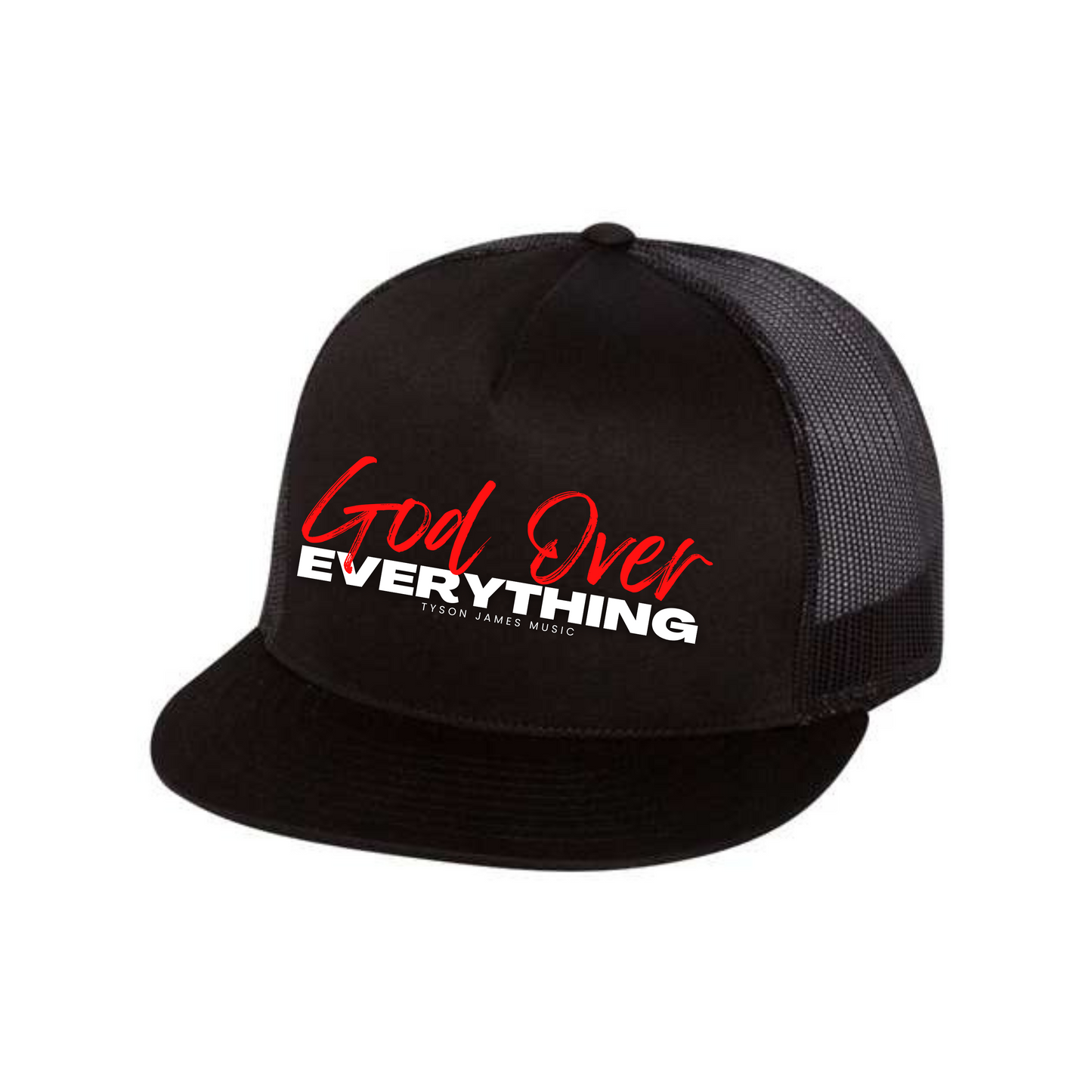 God Over Everything Five-Panel Classic Trucker Cap