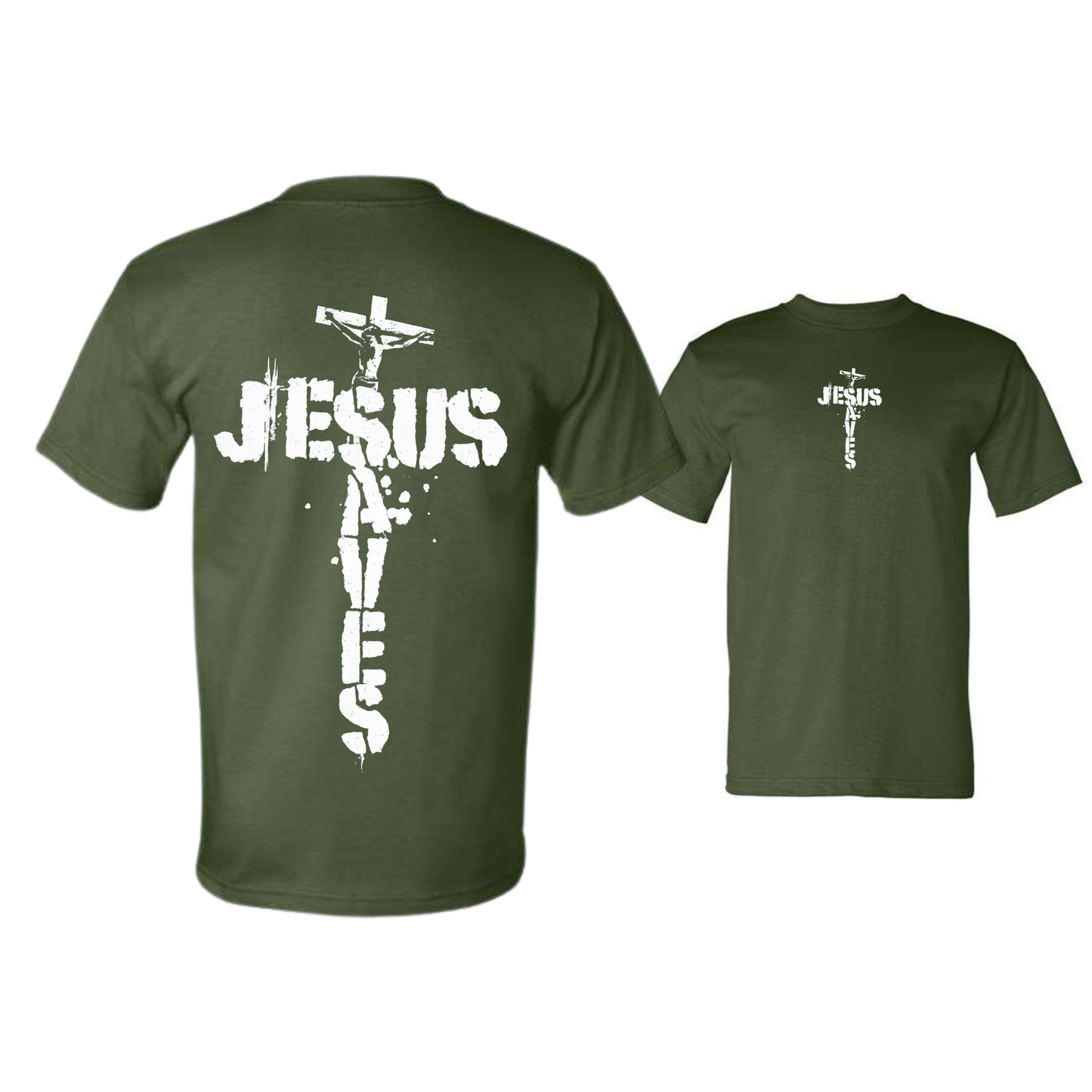 Jesus Saves Heavyweight Tee