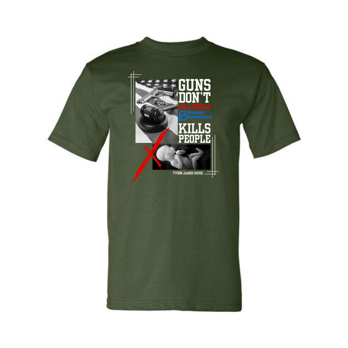 Guns Don't Kill Heavyweight Tee