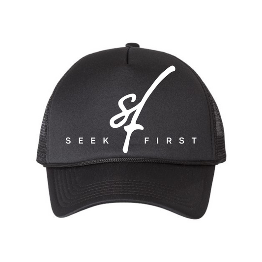 Seek First Foam Mesh Back Trucker Cap