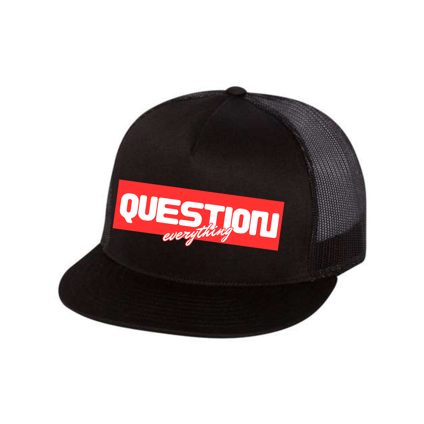 Question Everything Five-Panel Classic Trucker Cap