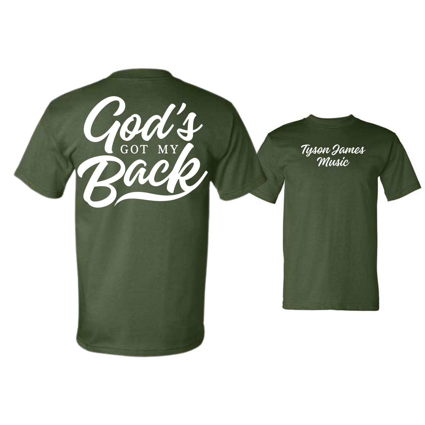 God's Got My Back Heavyweight Tee