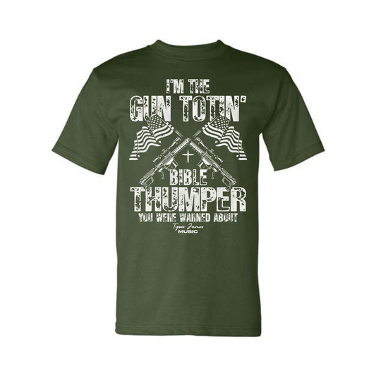 Gun Totin Bible Thumper Heavyweight Tee