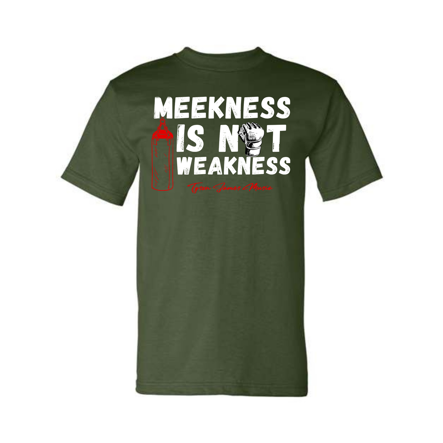 Meekness is not Weakness Heavyweight Tee