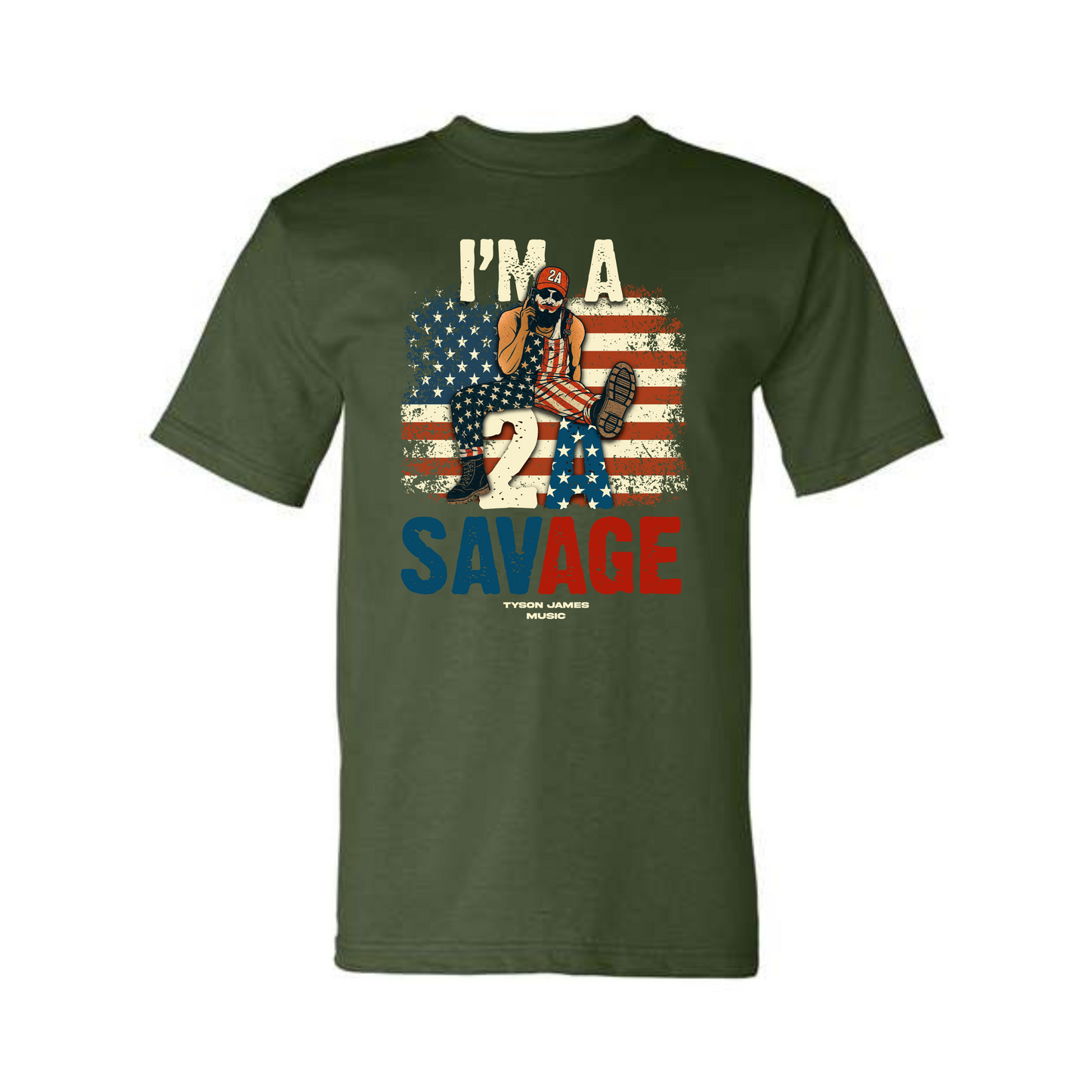 2A Savage Heavyweight Tee