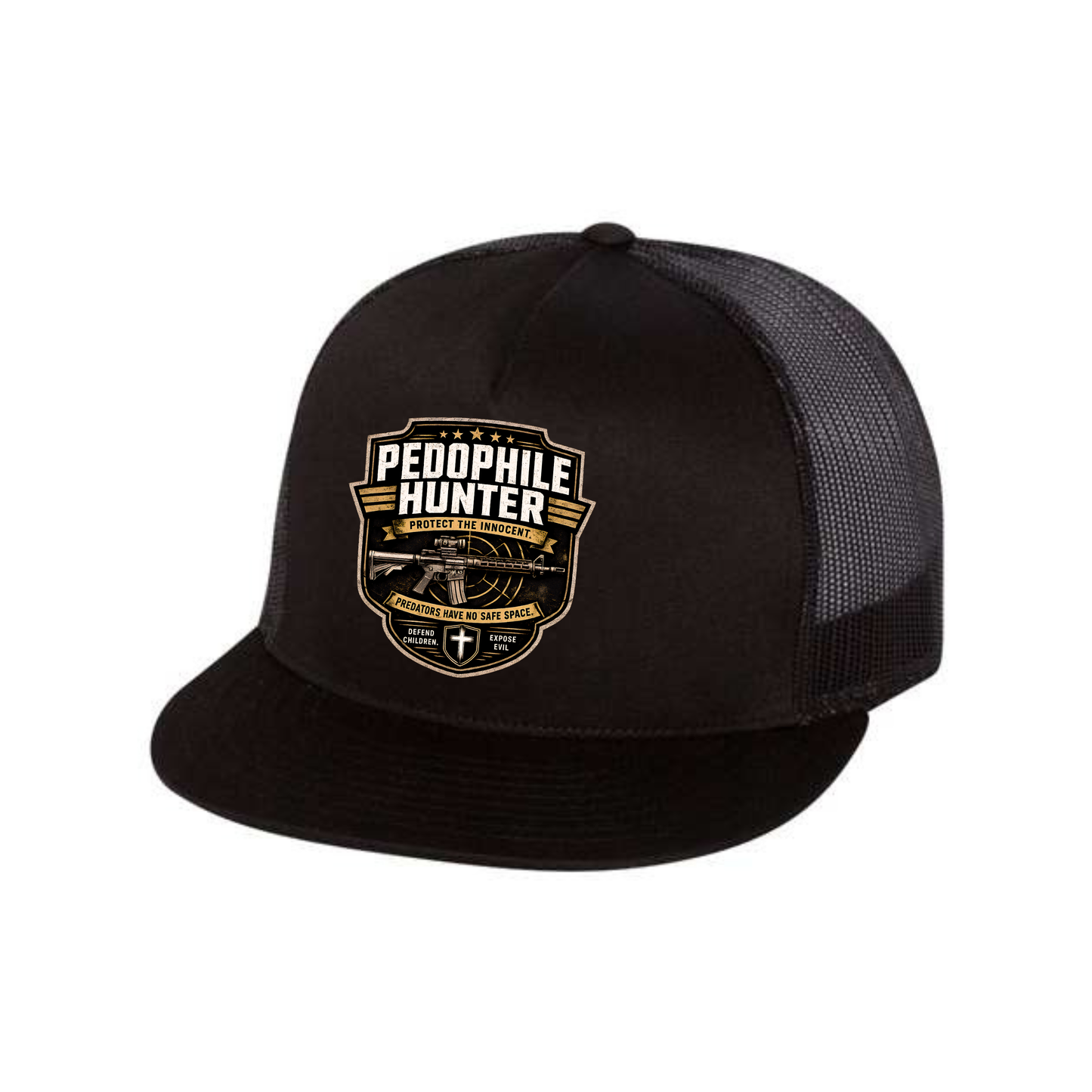 Pedophile Hunter Five-Panel Classic Trucker Cap