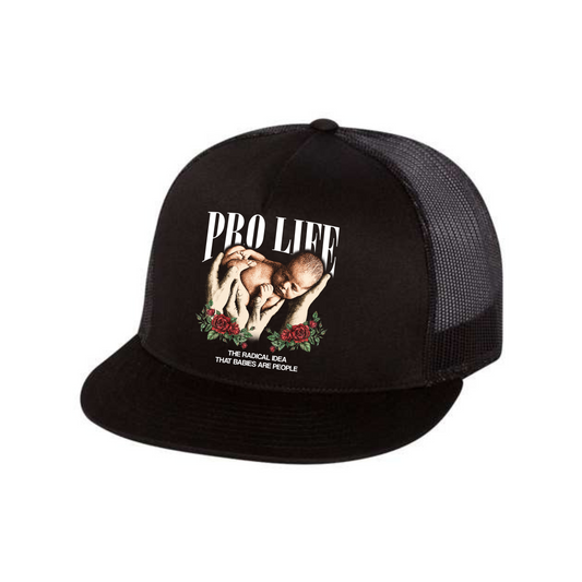 Pro Life Five-Panel Classic Trucker Cap