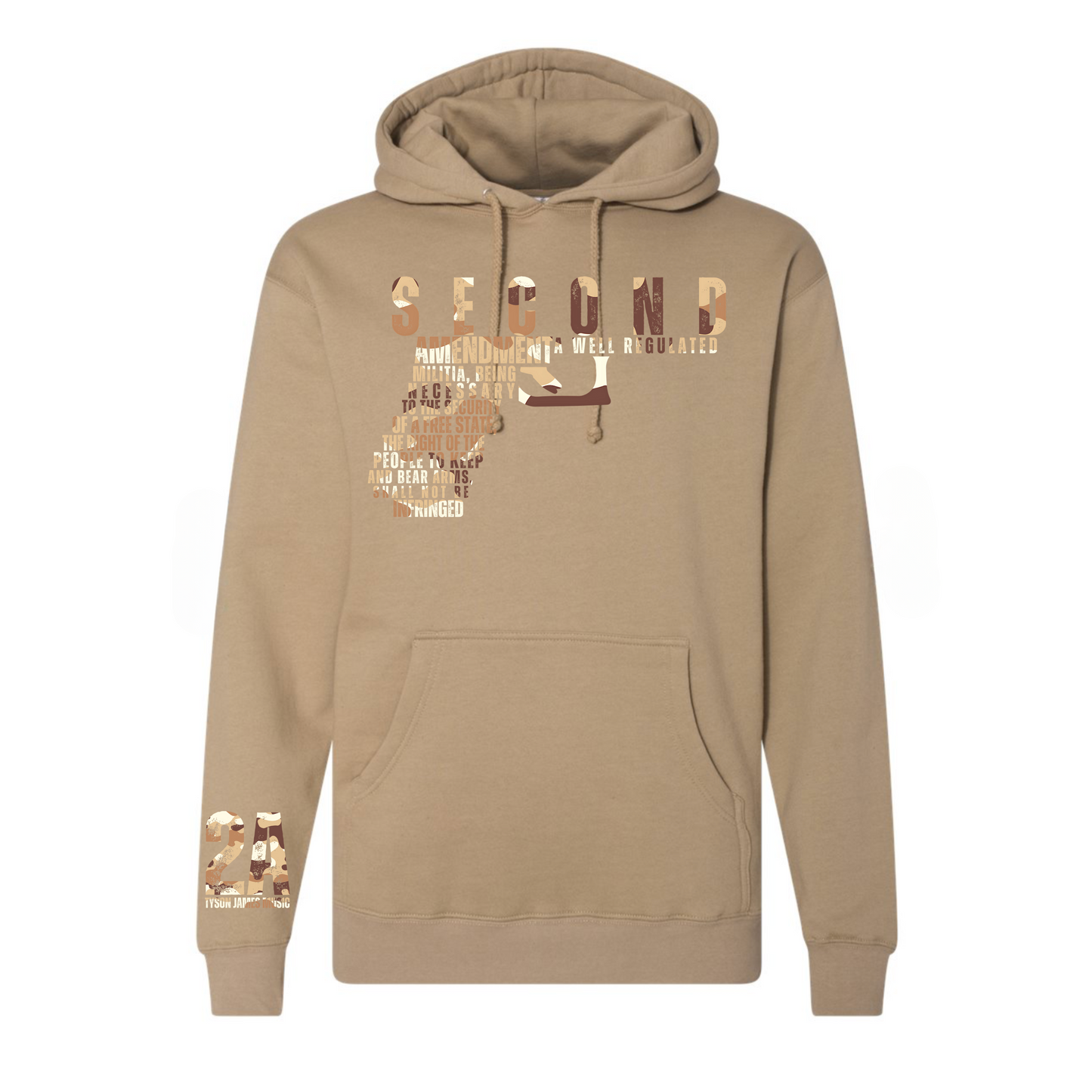 Second Tan Camo Hoodie/Pullover