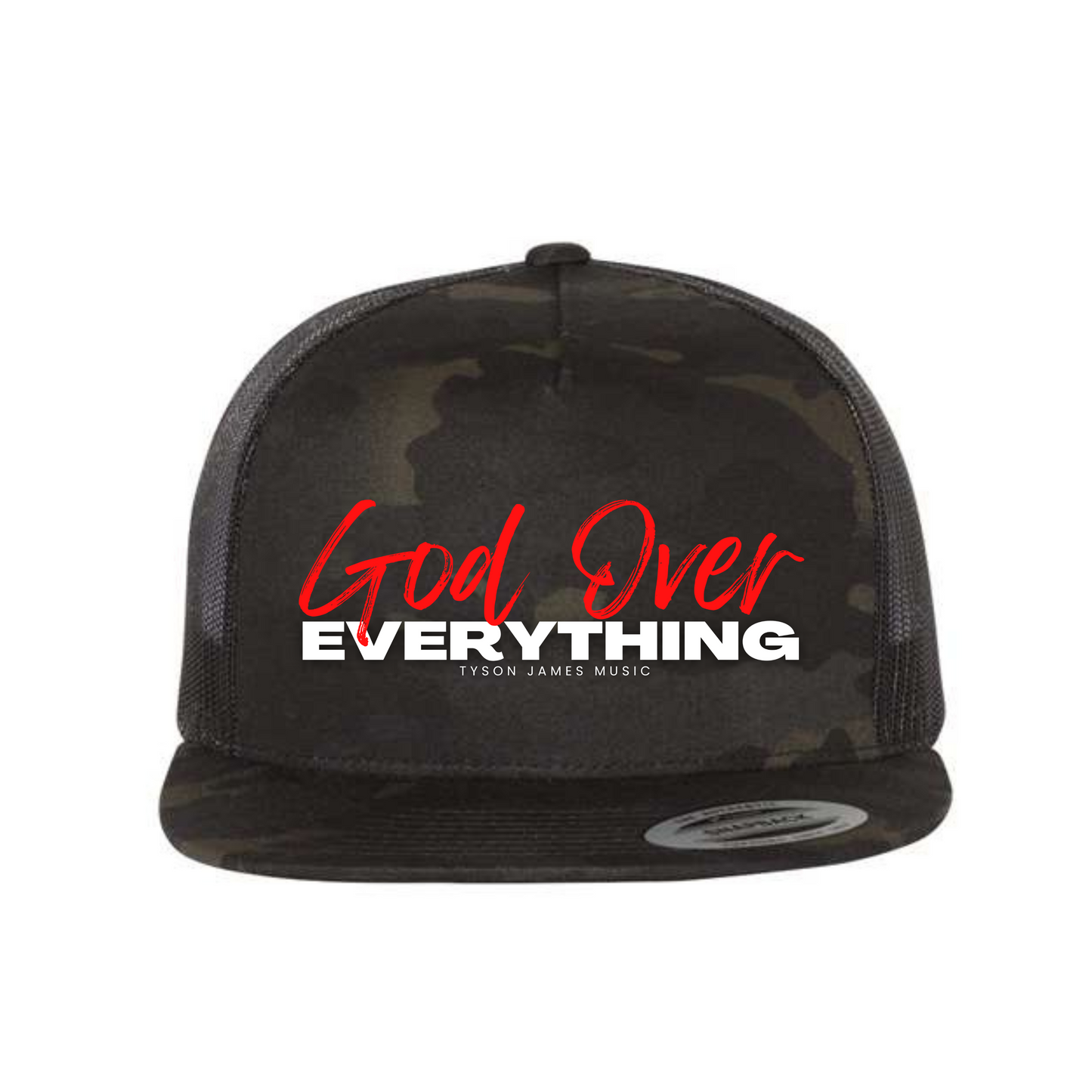 God Over Everything Five-Panel Classic Trucker Cap