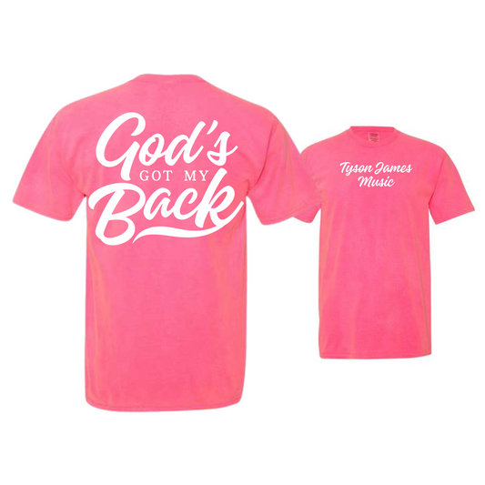 God's Got My Back Dyed Heavyweight Tee