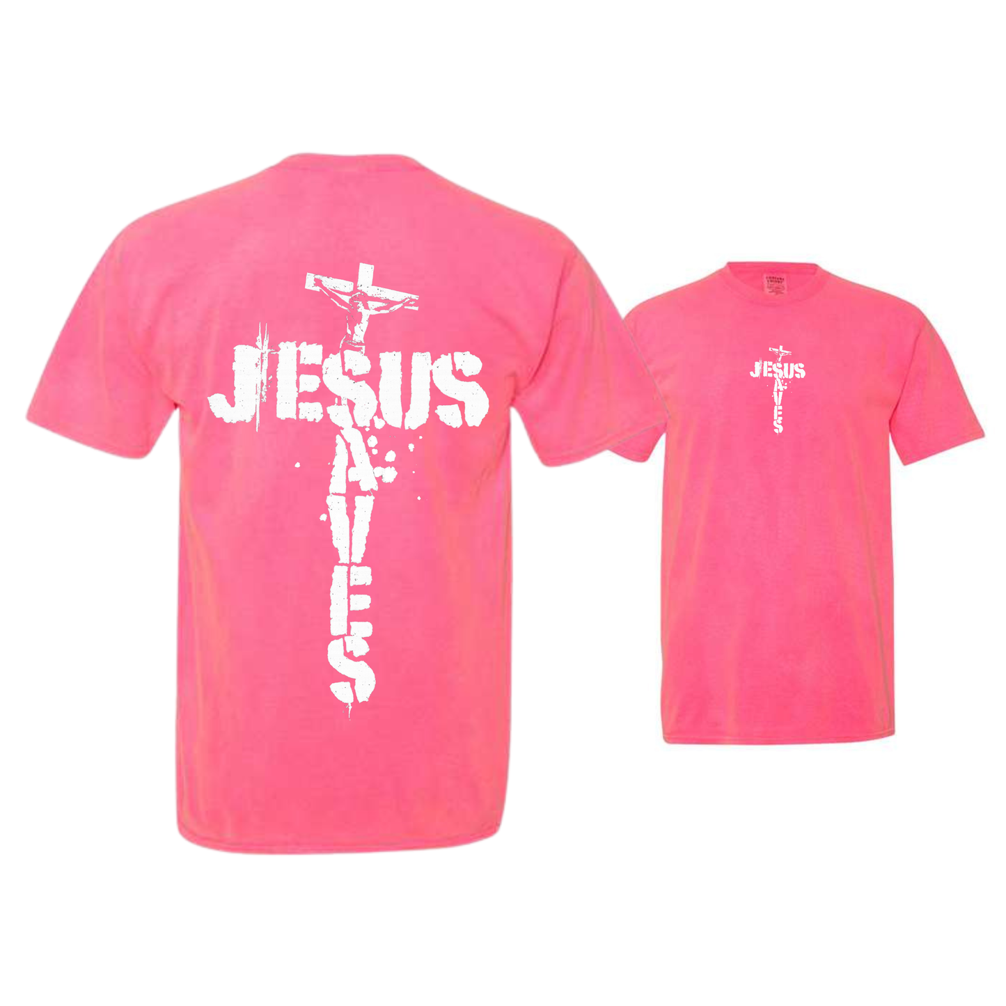 Jesus Saves Dyed Heavyweight Tee