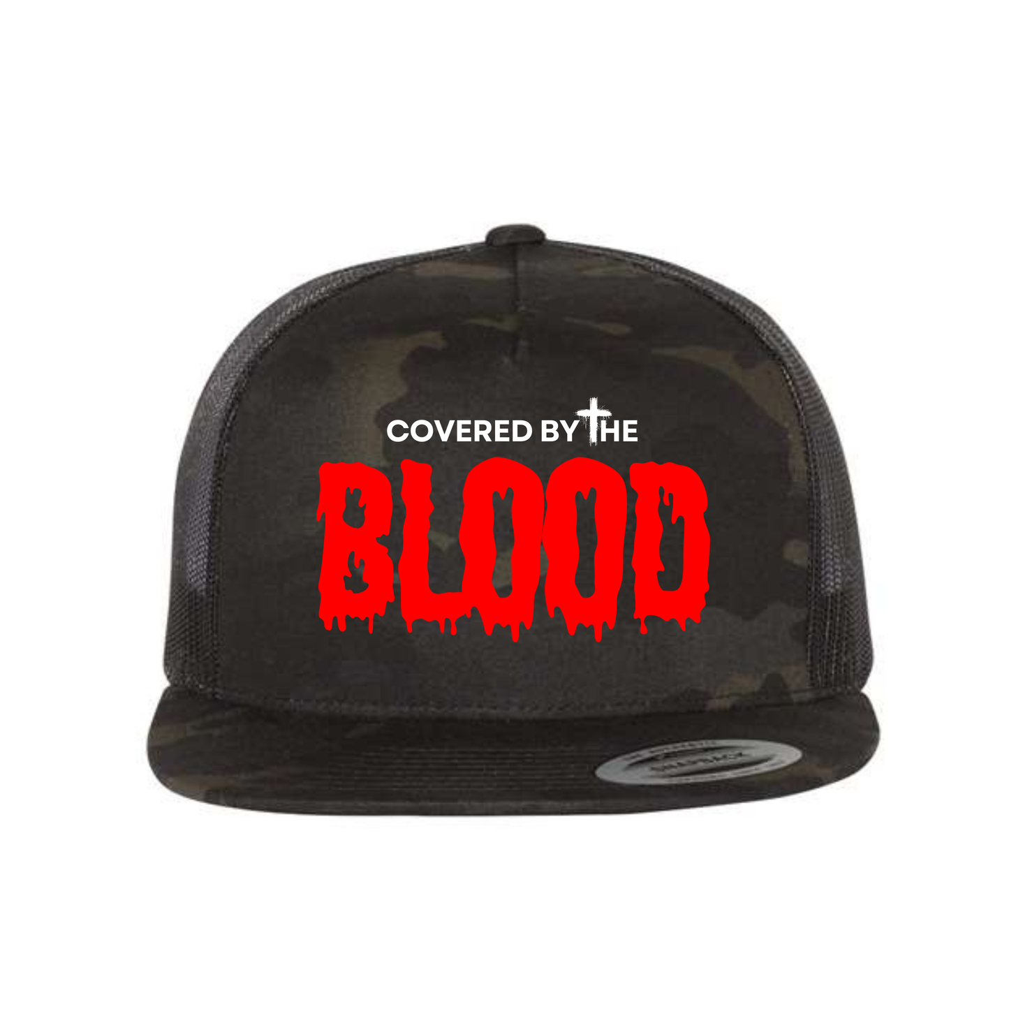Covered by the Blood Five-Panel Classic Trucker Cap