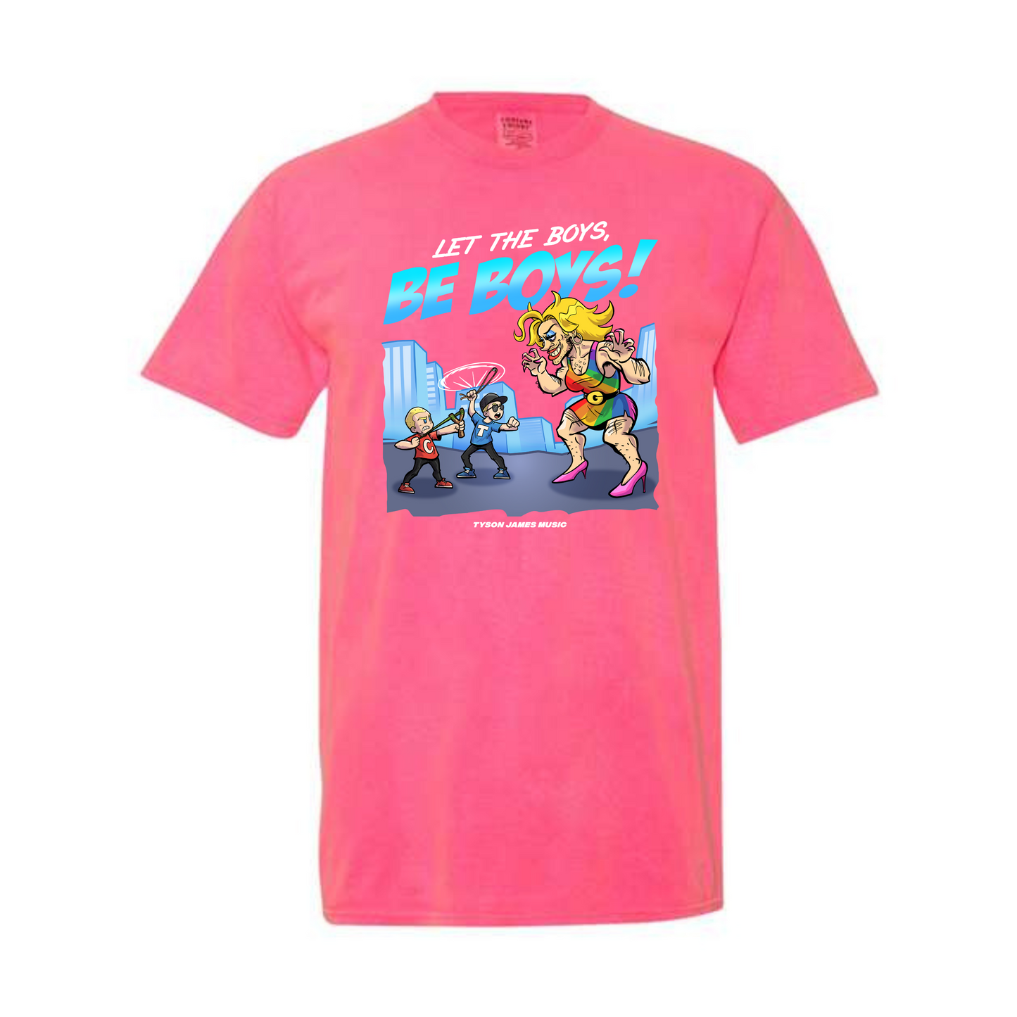 Let The Boys Be Boys Dyed Heavyweight Tee