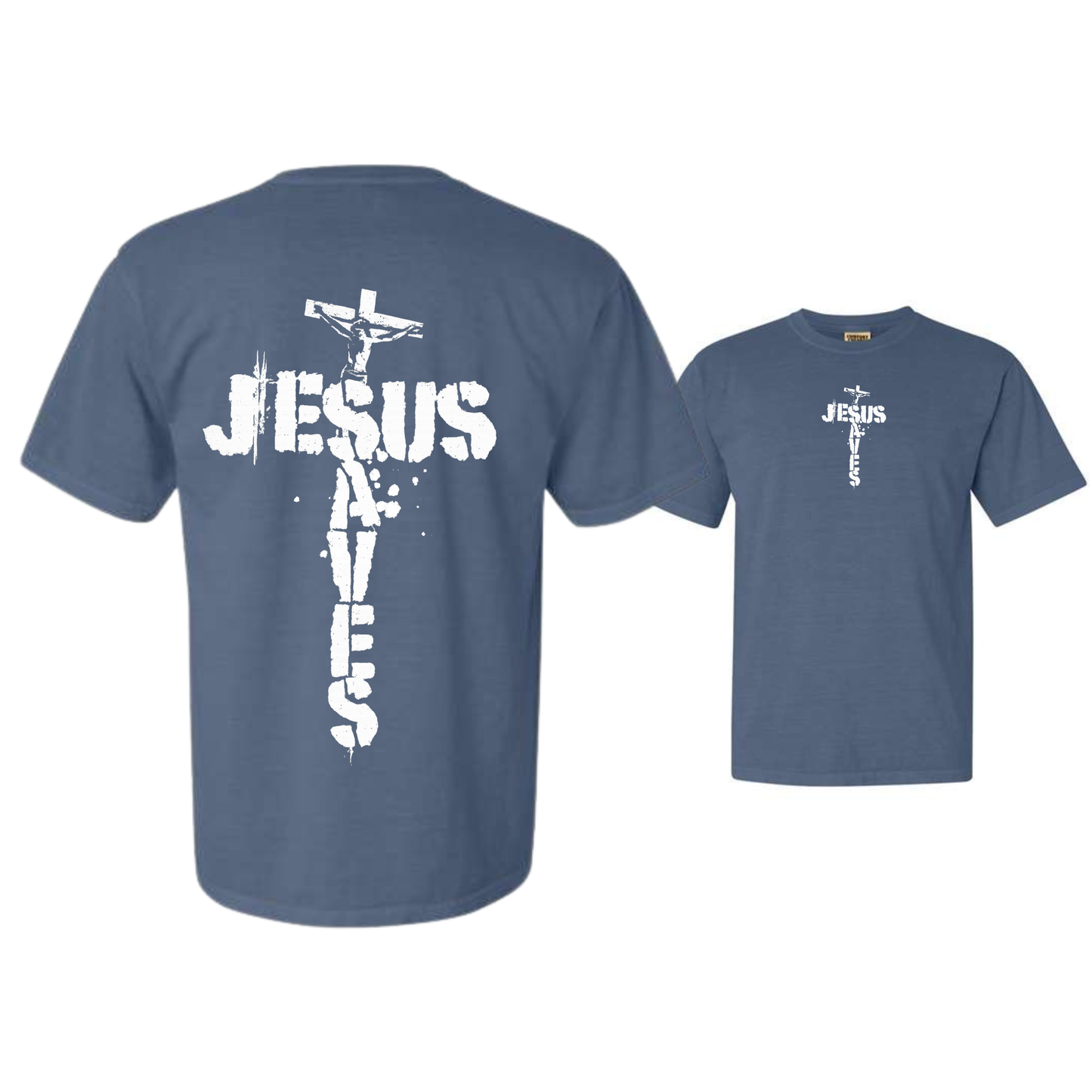 Jesus Saves Heavyweight Tee