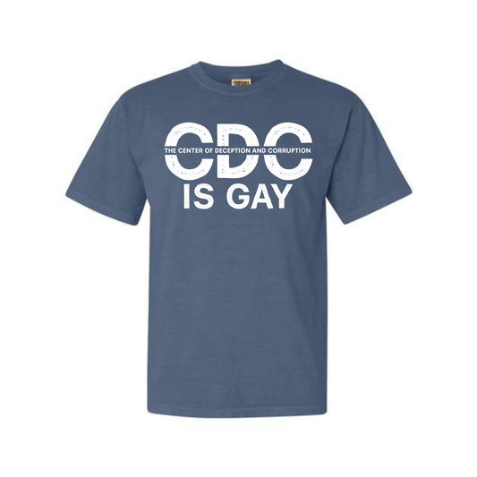 CDC is Gay Heavyweight Tee