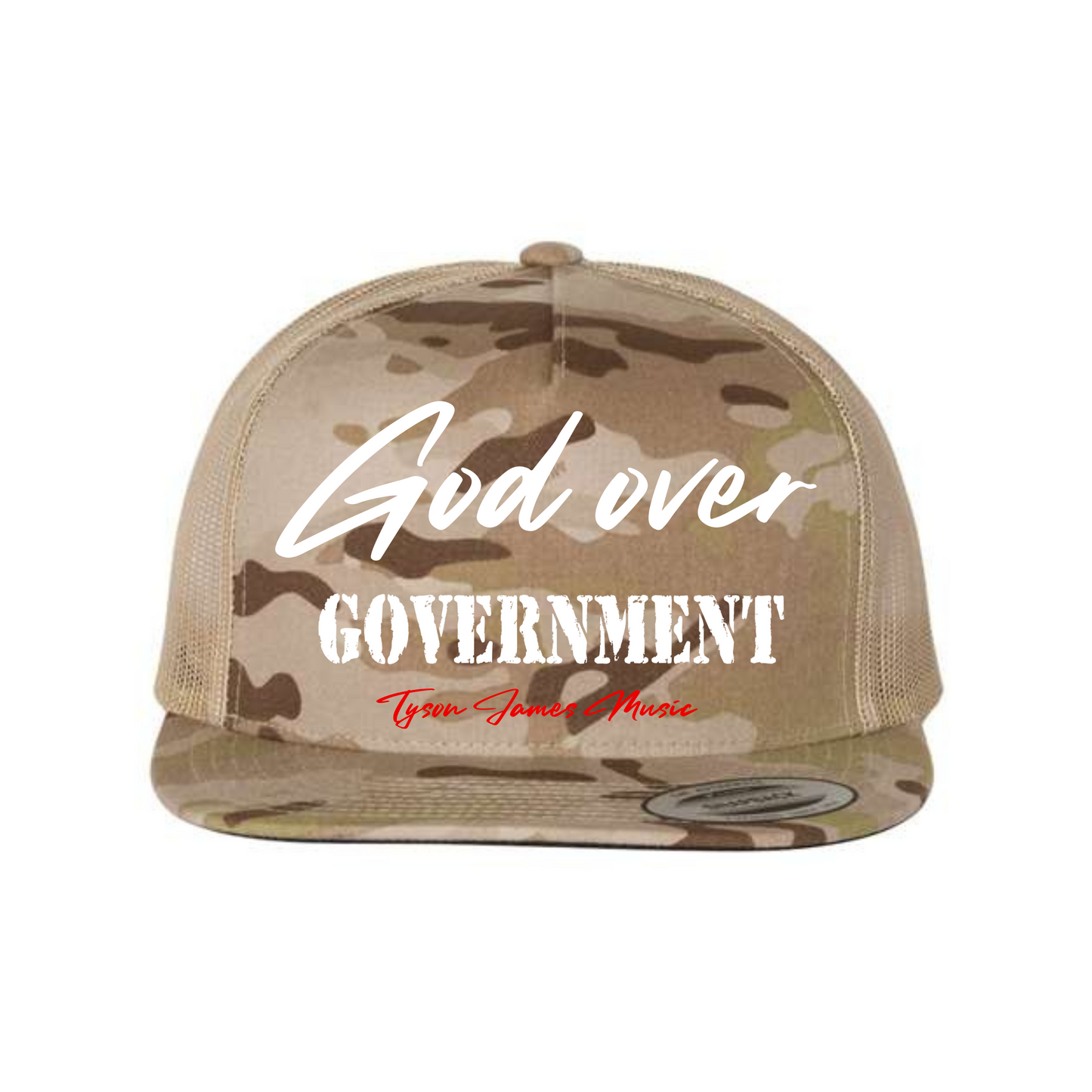 God Over Government Five-Panel Classic Trucker Cap