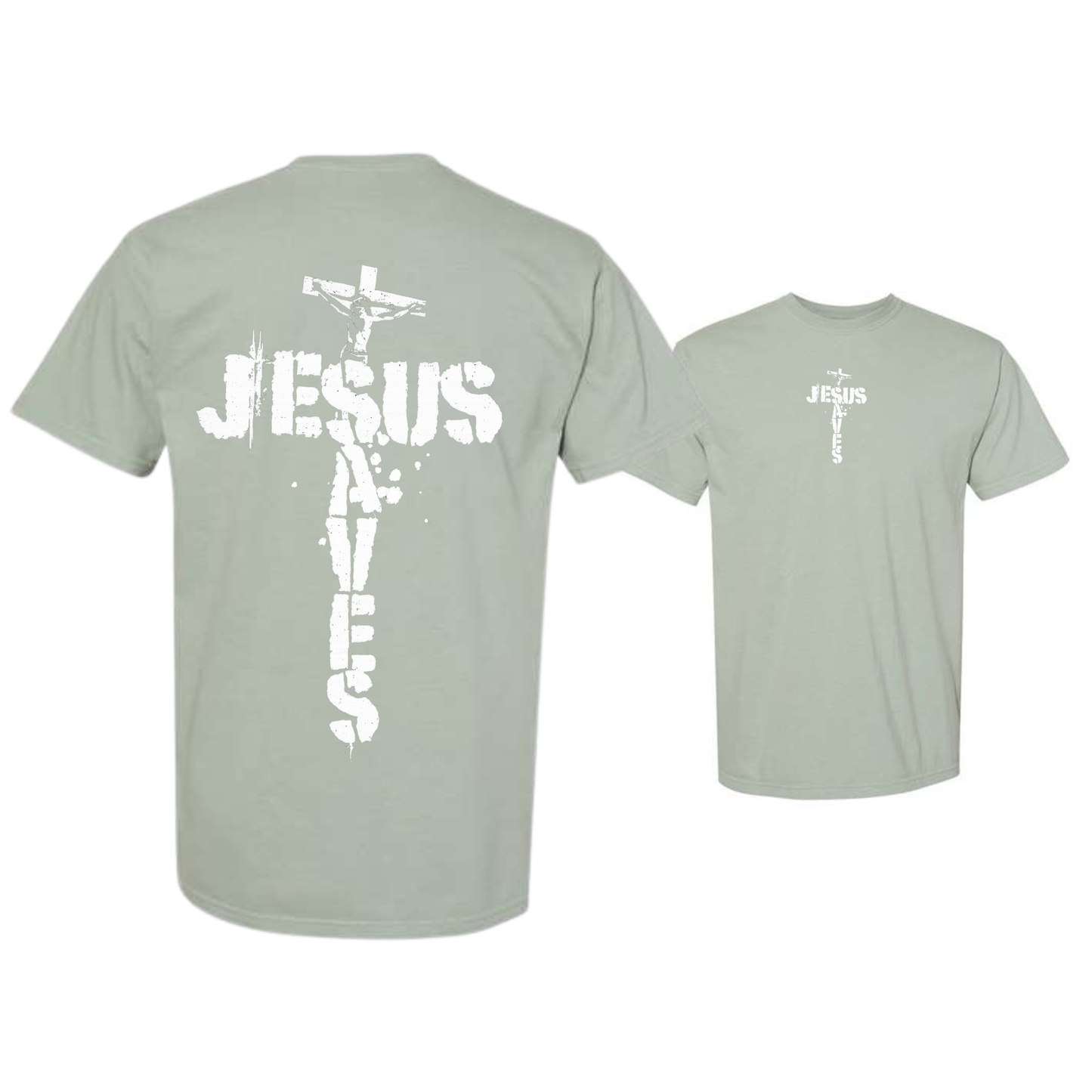 Jesus Saves Dyed Heavyweight Tee