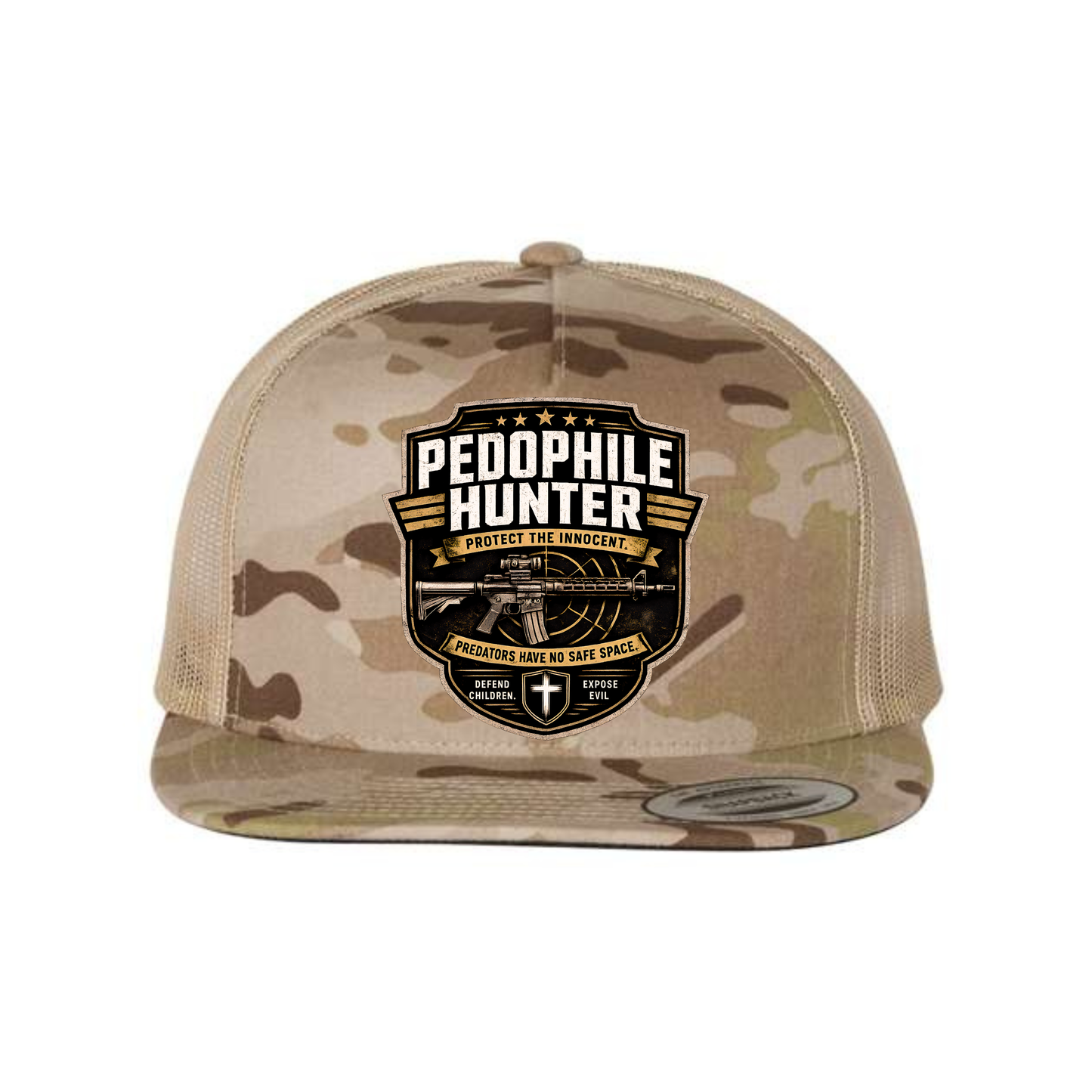 Pedophile Hunter Five-Panel Classic Trucker Cap