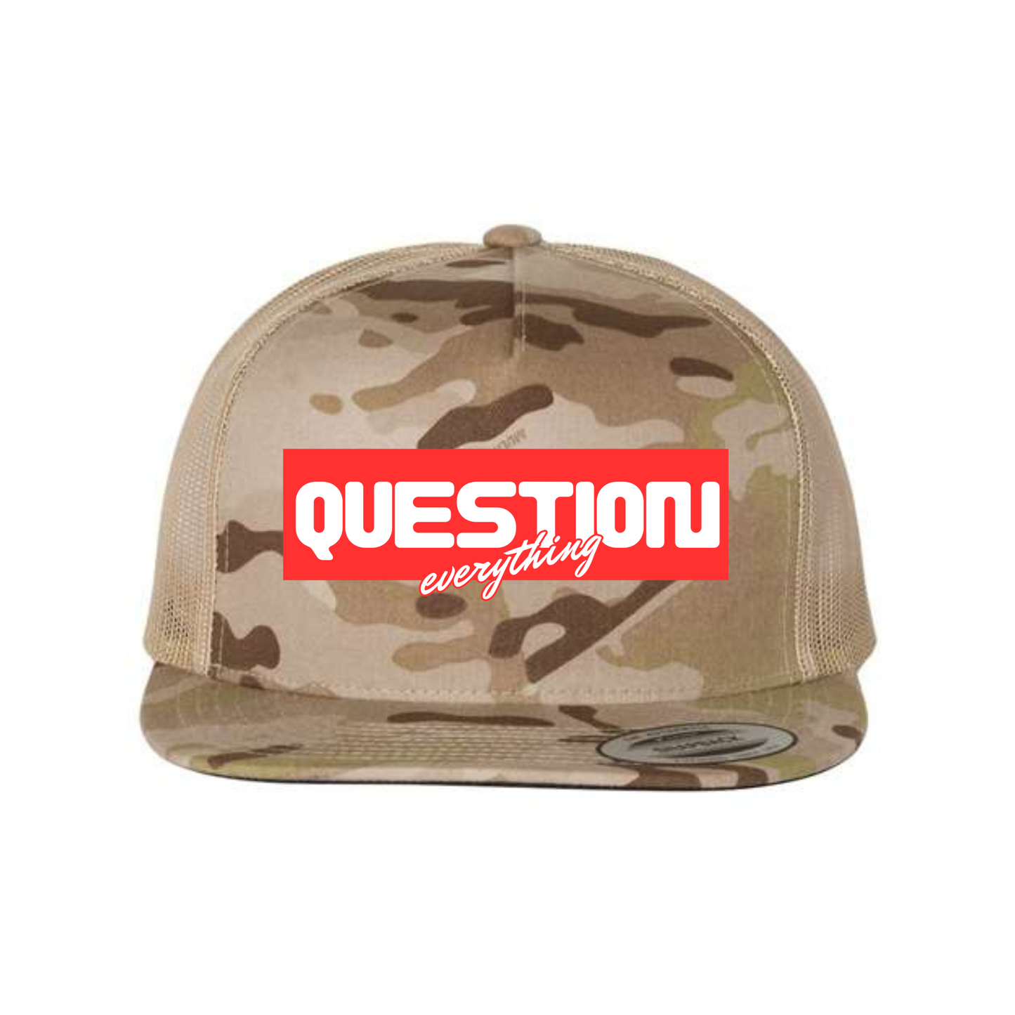 Question Everything Five-Panel Classic Trucker Cap