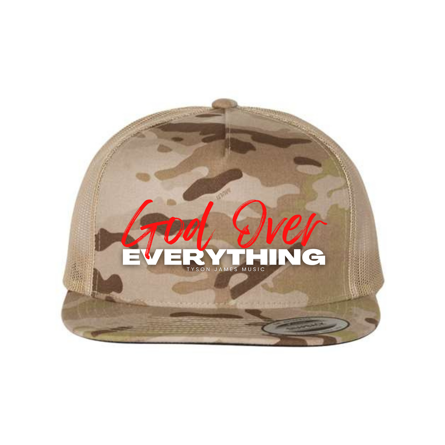 God Over Everything Five-Panel Classic Trucker Cap