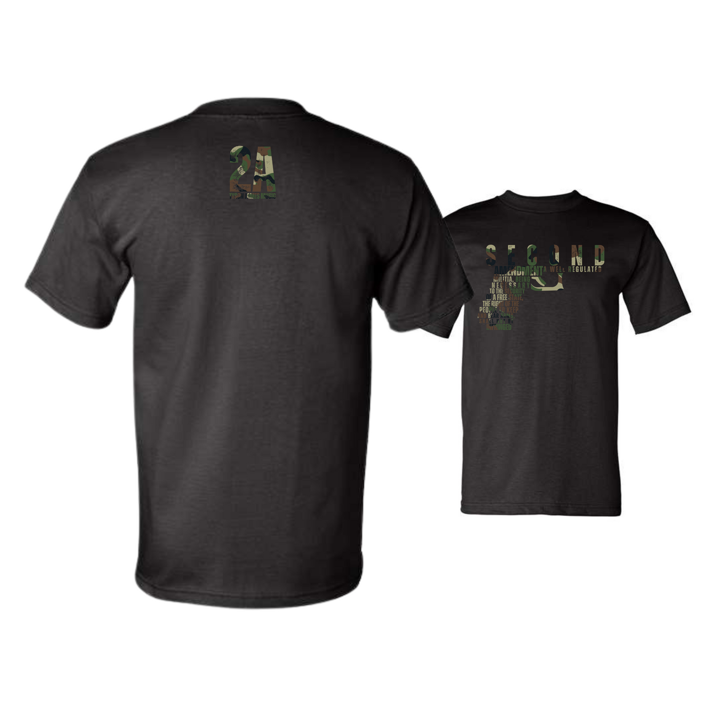 Second Green Camo Heavyweight Tee