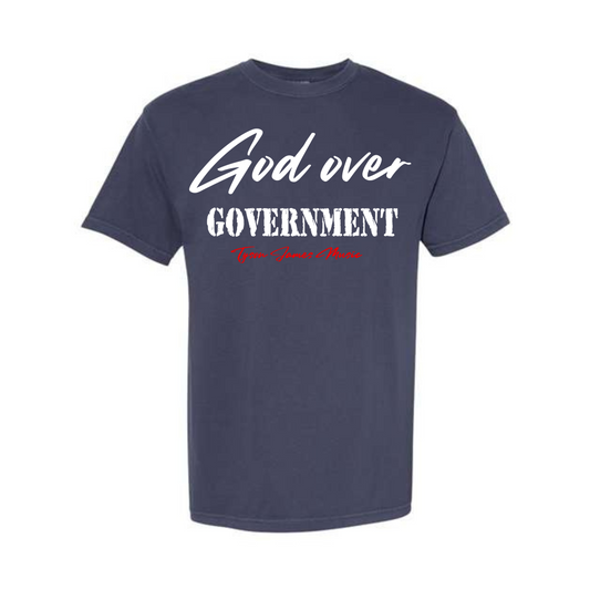 God Over Government Dyed Heavyweight Tee