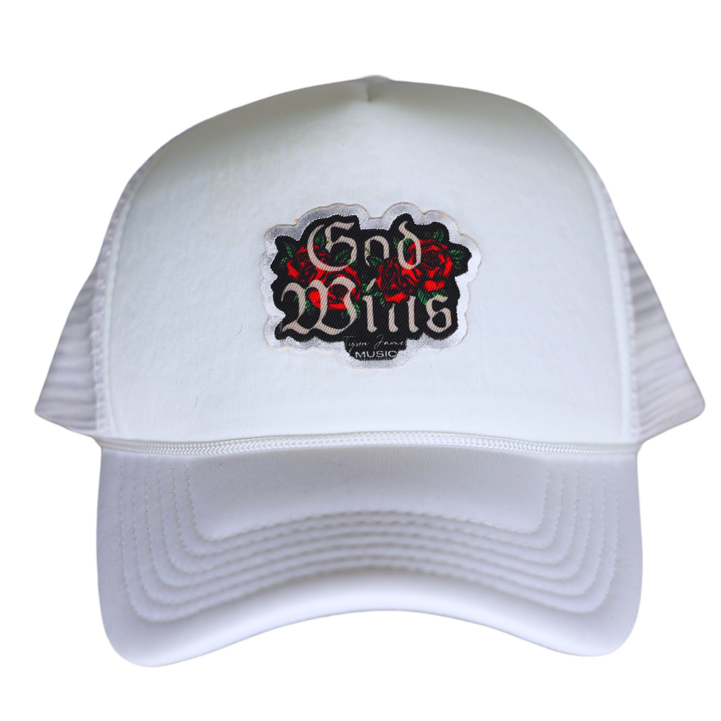 God Wins Foam Mesh Back Trucker Cap (Patch)