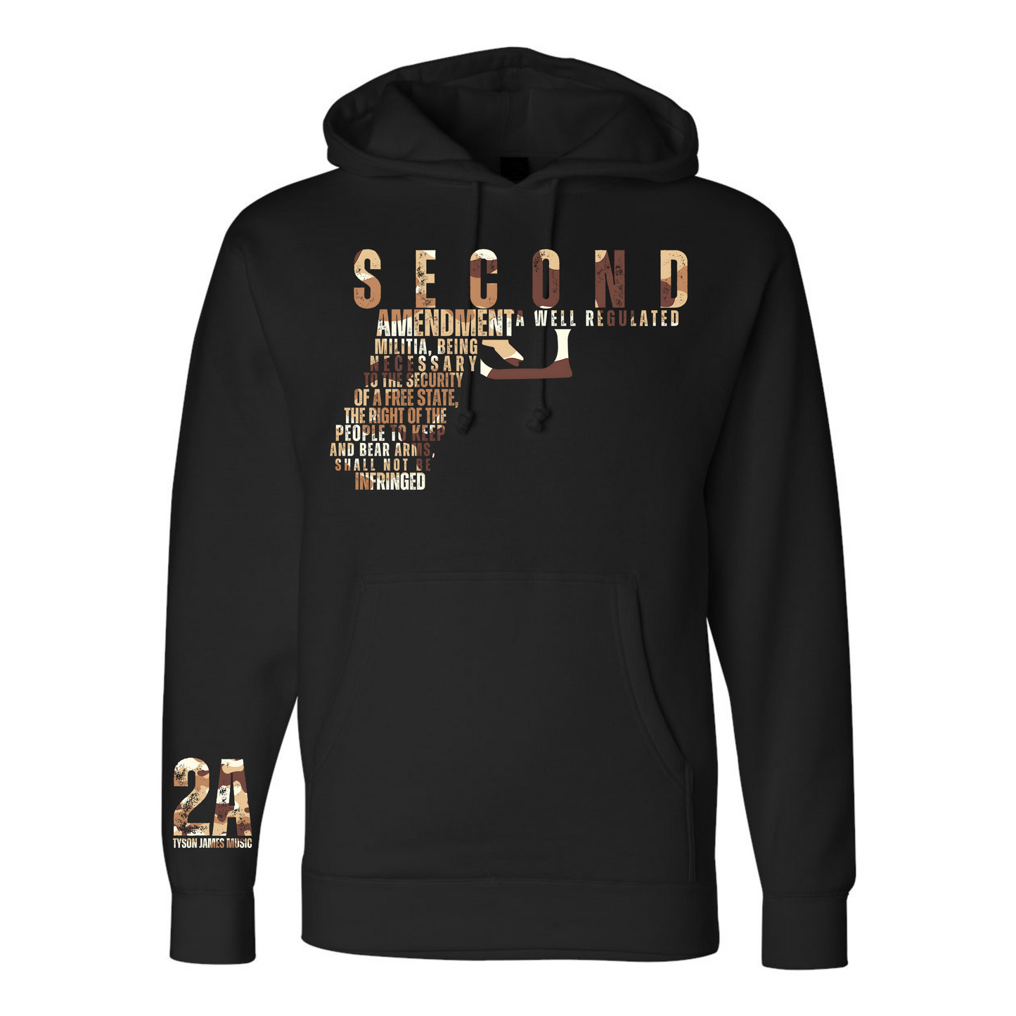 Second Tan Camo Hoodie/Pullover