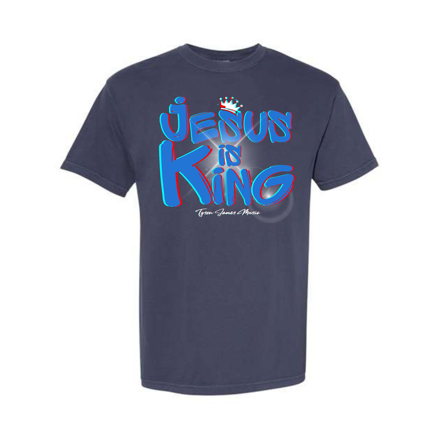 Jesus is King Dyed Heavyweight Tee